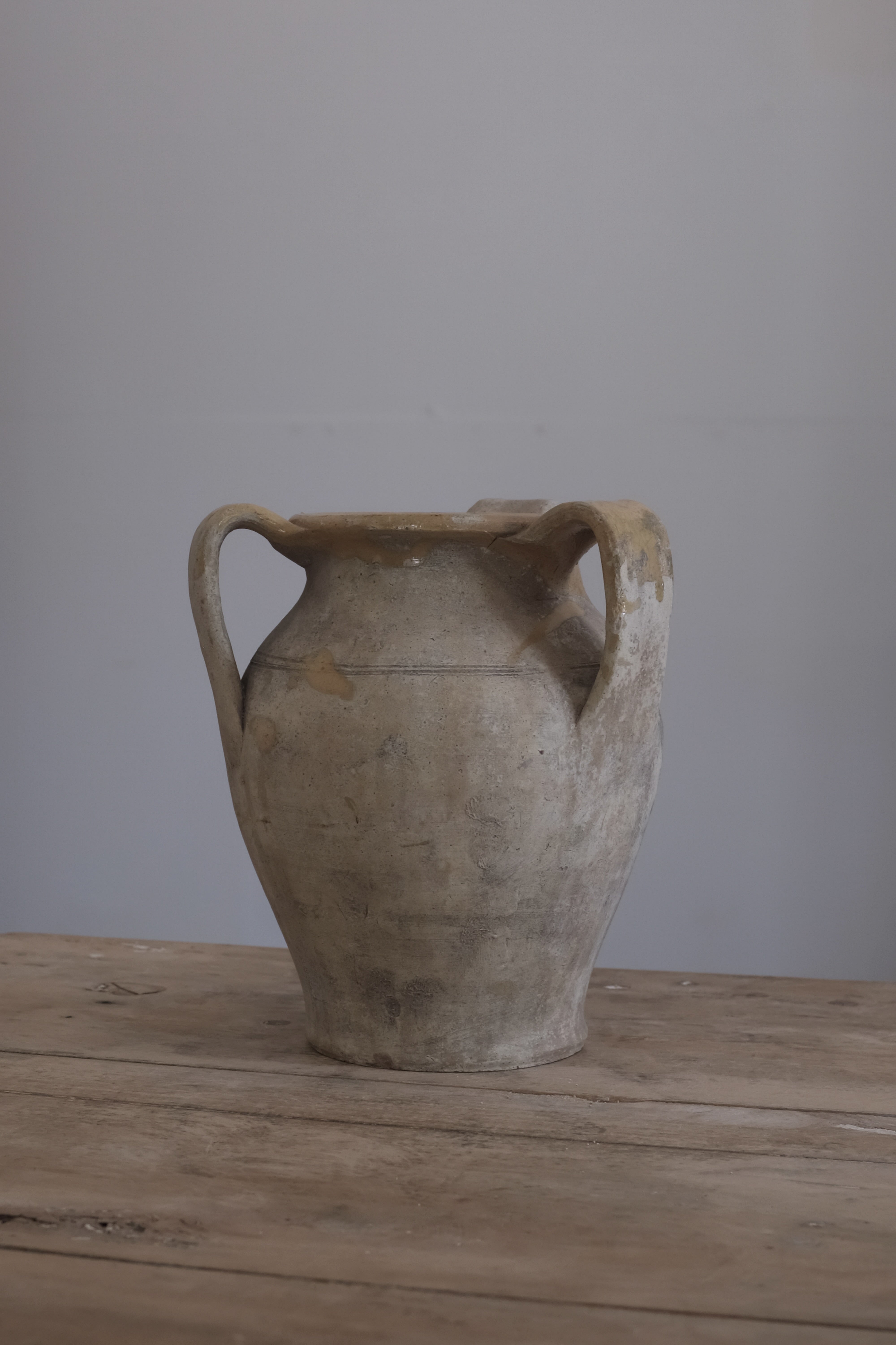 イタリア アンティーク 陶器 壺 19世紀 イタリア AN-24047