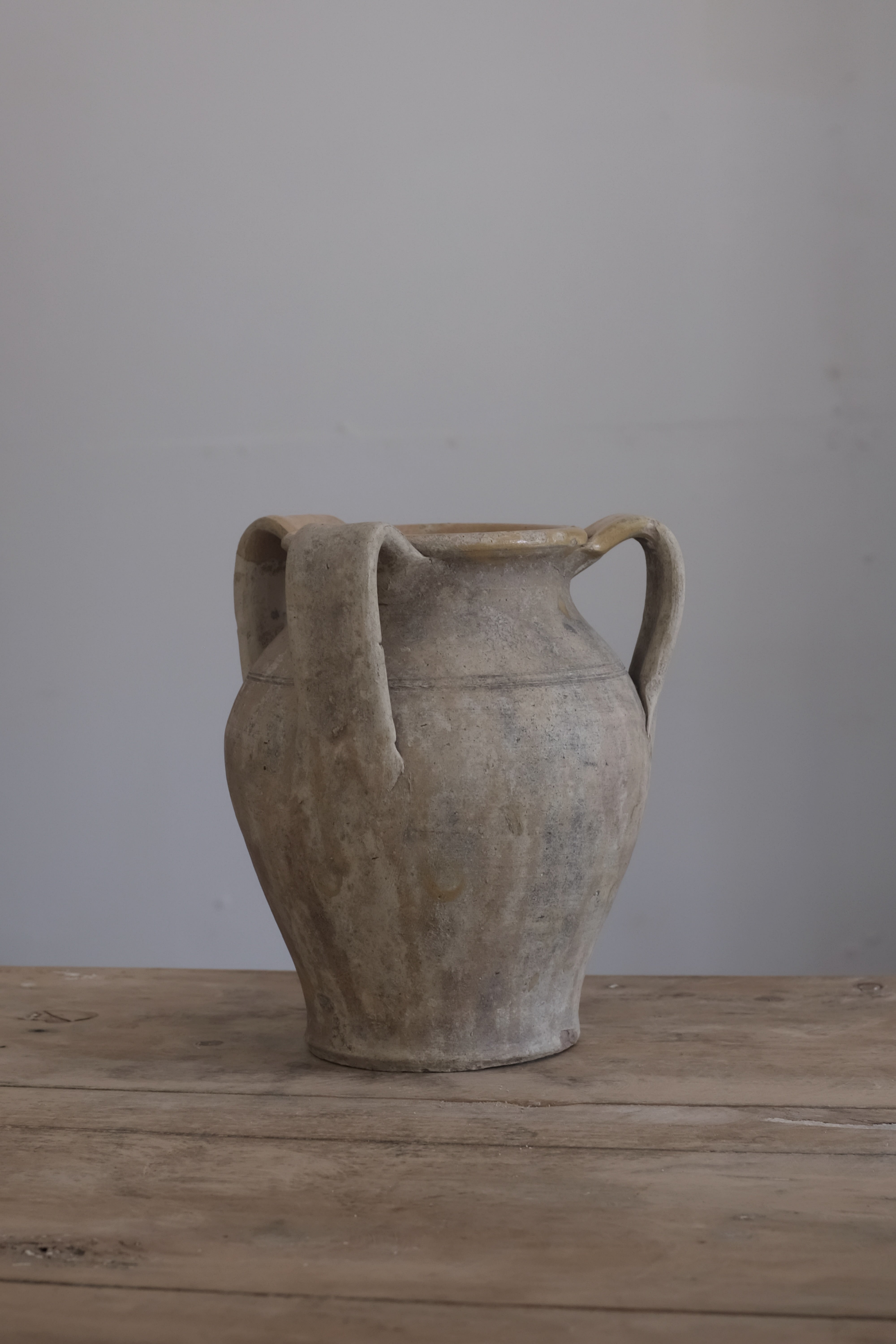 イタリア アンティーク 陶器 壺 19世紀 イタリア AN-24047