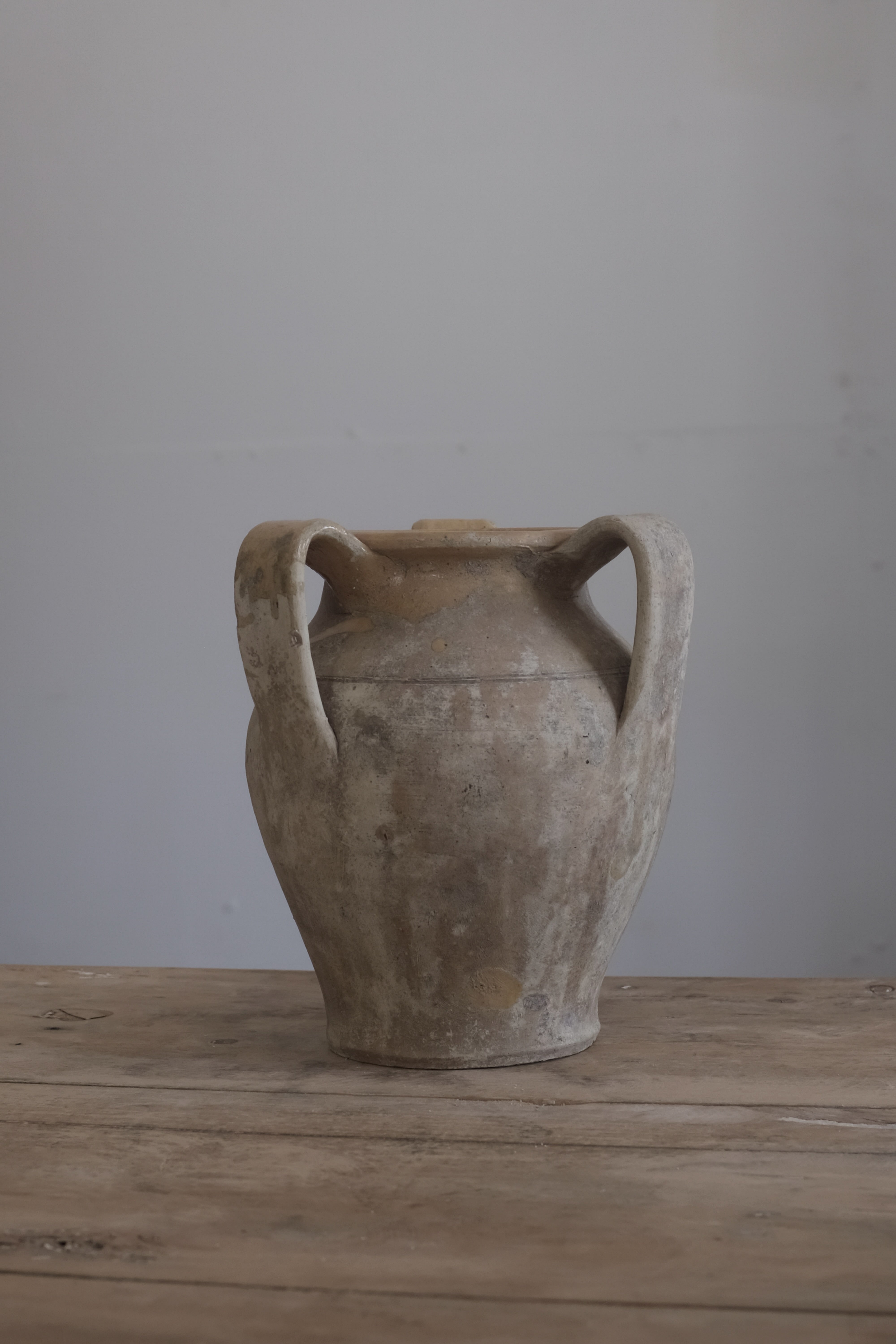 イタリア アンティーク 陶器 壺 19世紀 イタリア AN-24047