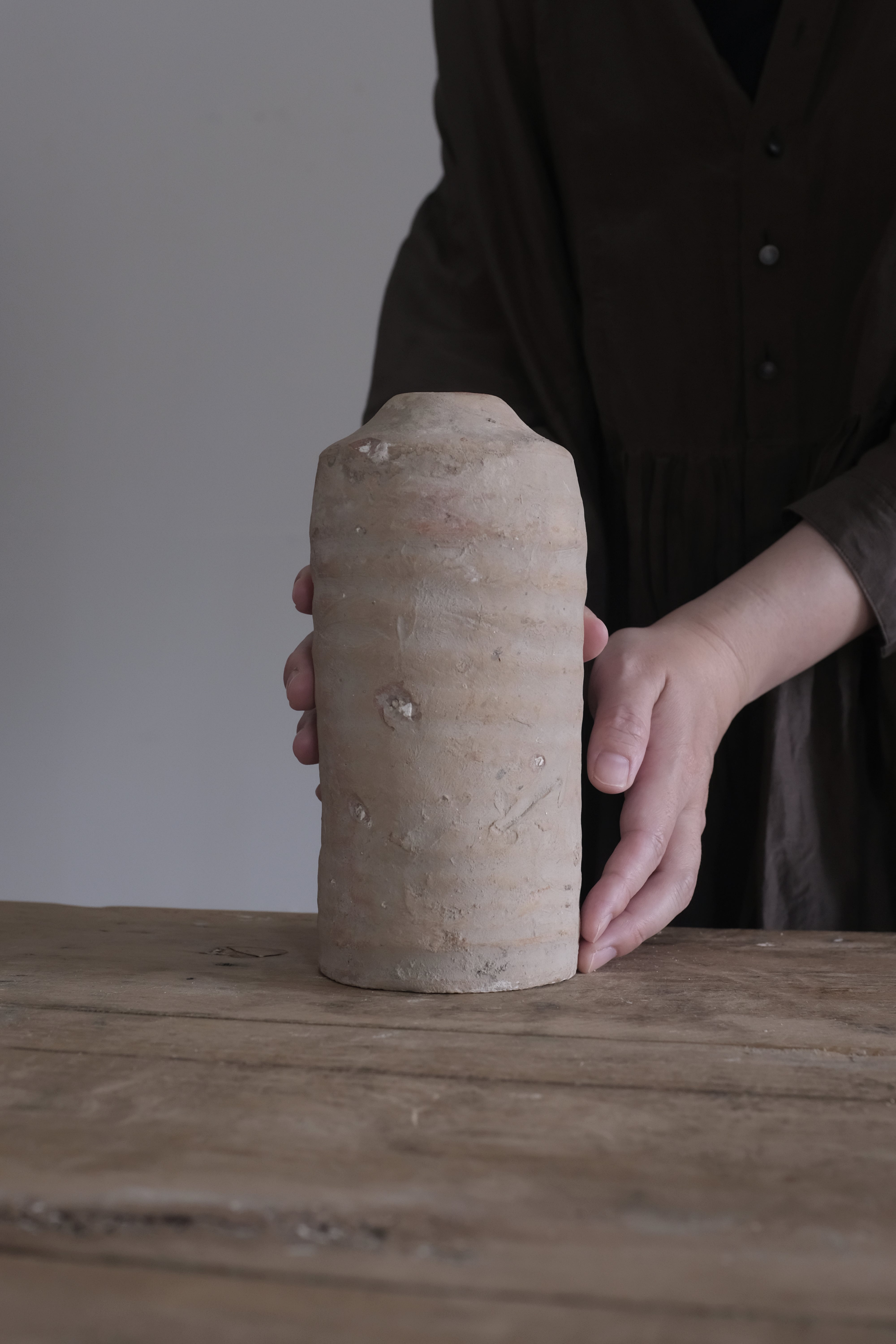 プーリア アンティーク 陶器 オブジェ 19世紀 グロッターリエ AN-24076