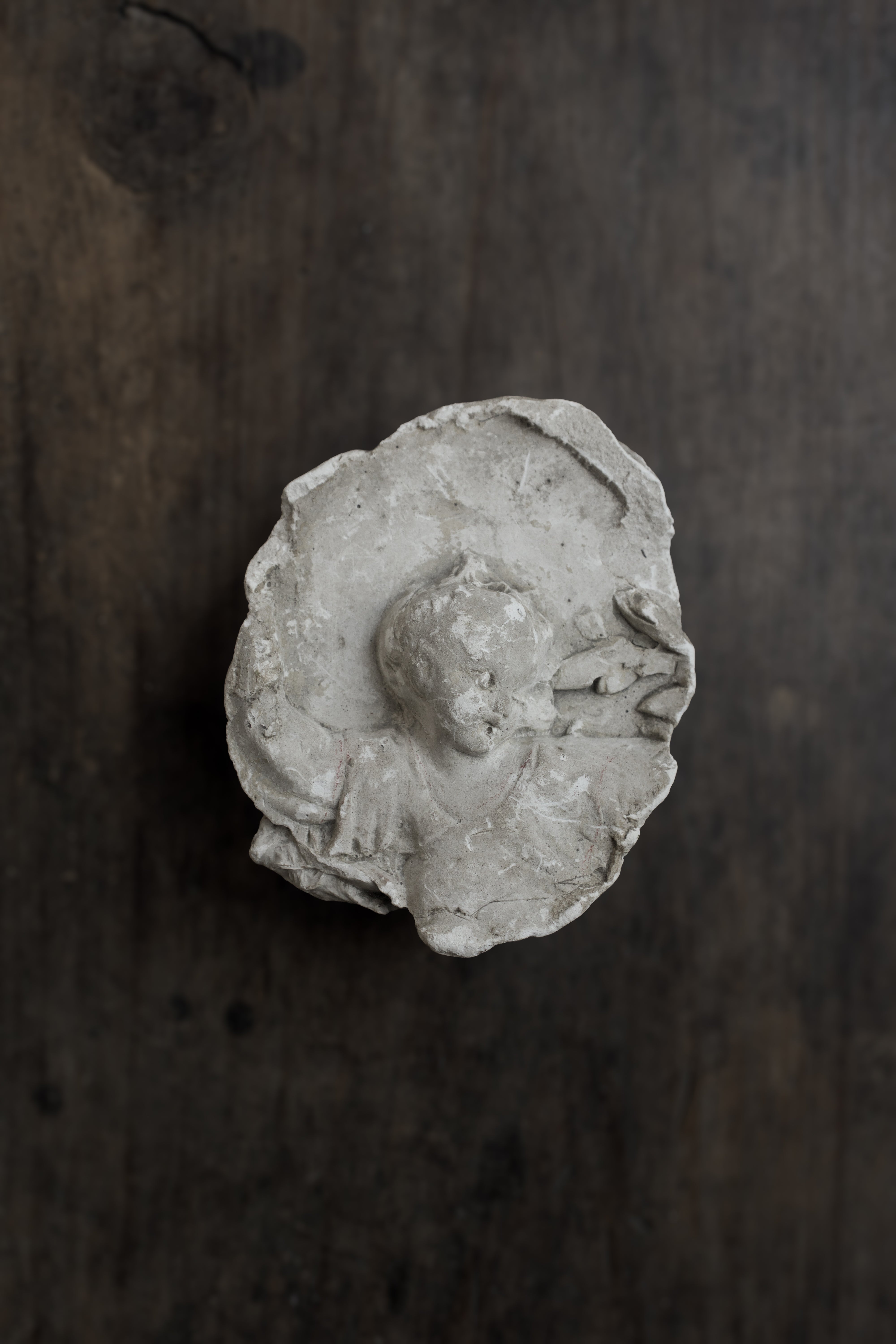  フランス 石膏 オブジェ アンティーク AN-23224, Plaster,- ambiant