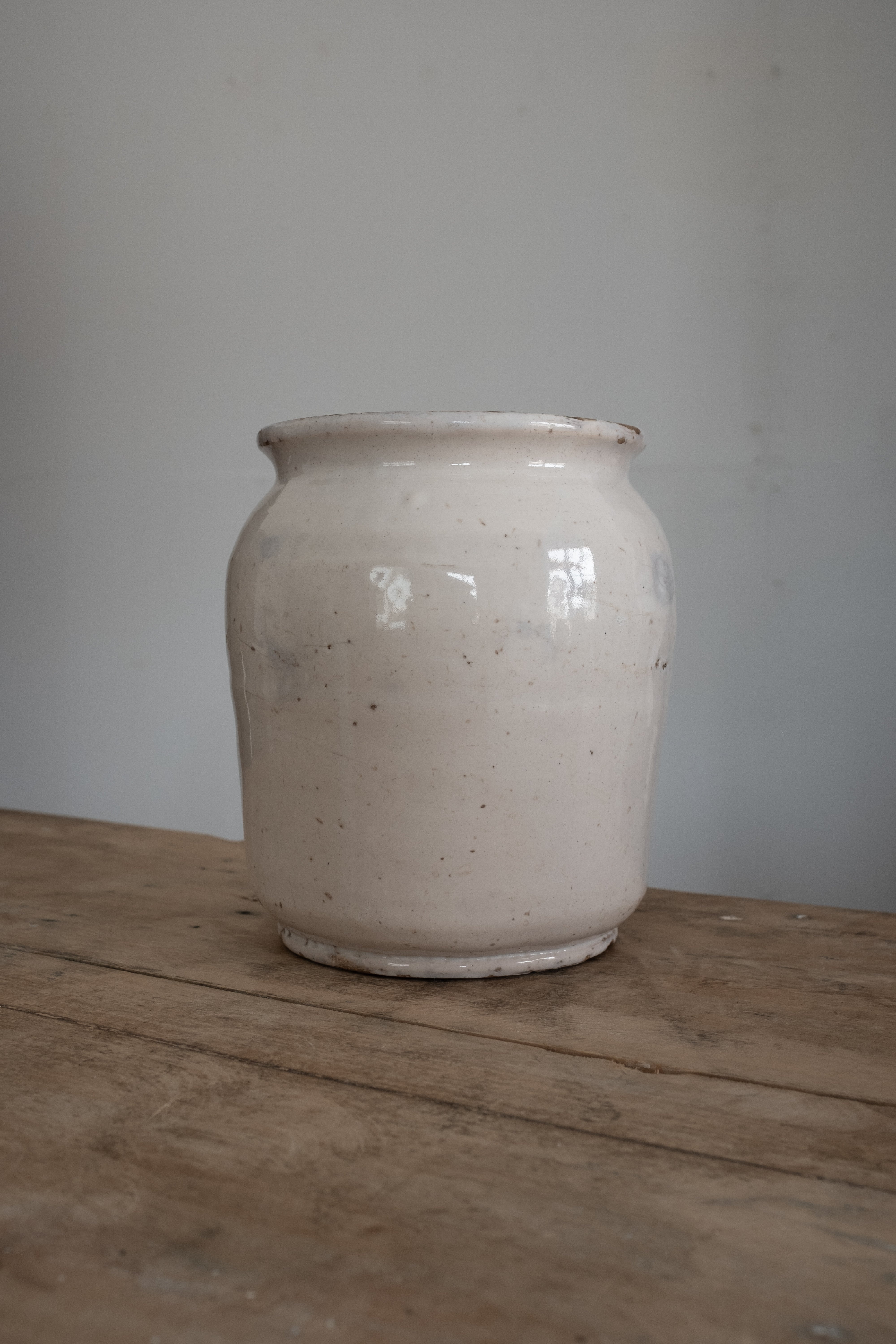 イタリア アンティーク 陶器 壺 19世紀 イタリア AN-24050