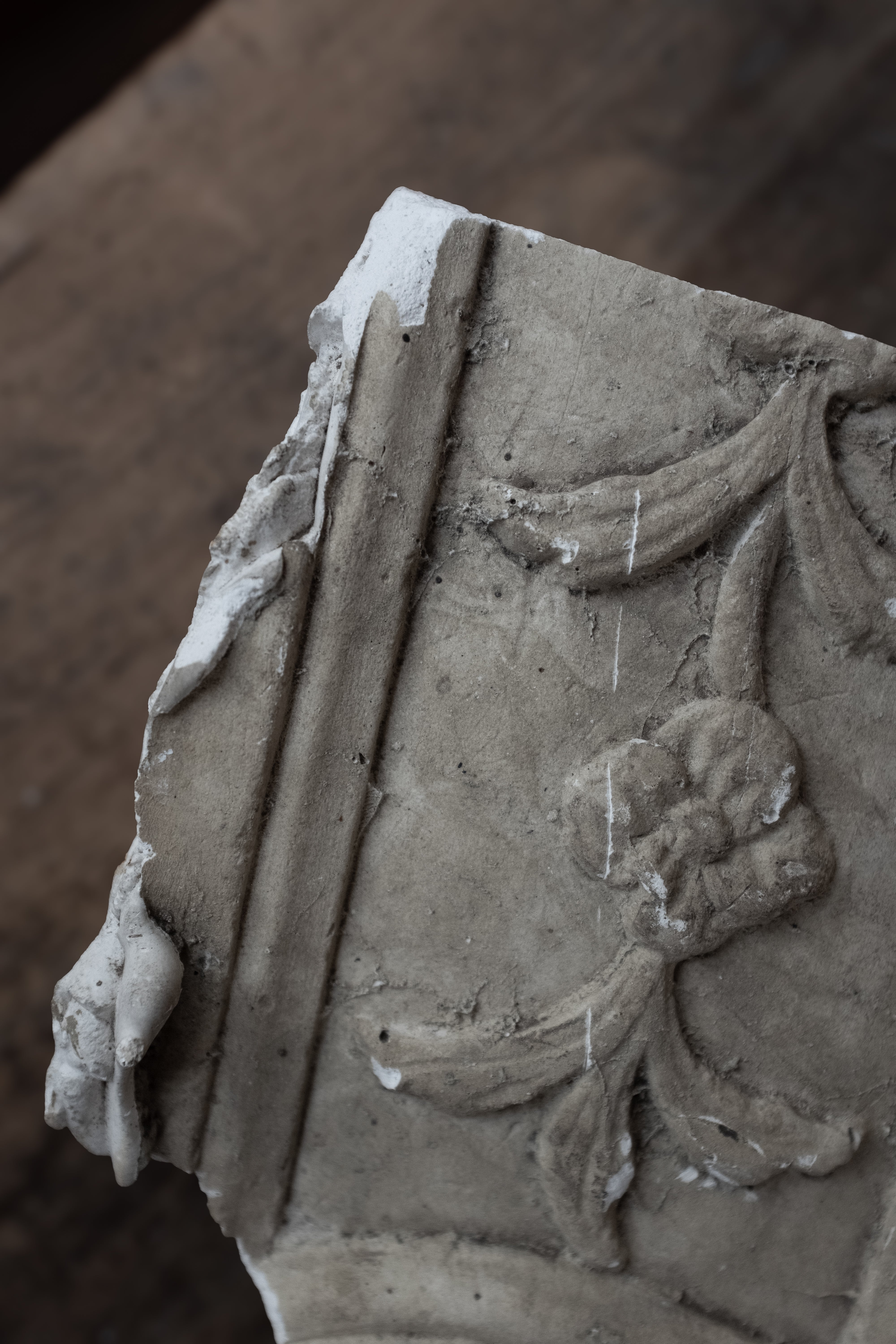  石膏 オブジェ フランス アンティーク AN-23254, Antique Plaster Object,- ambiant