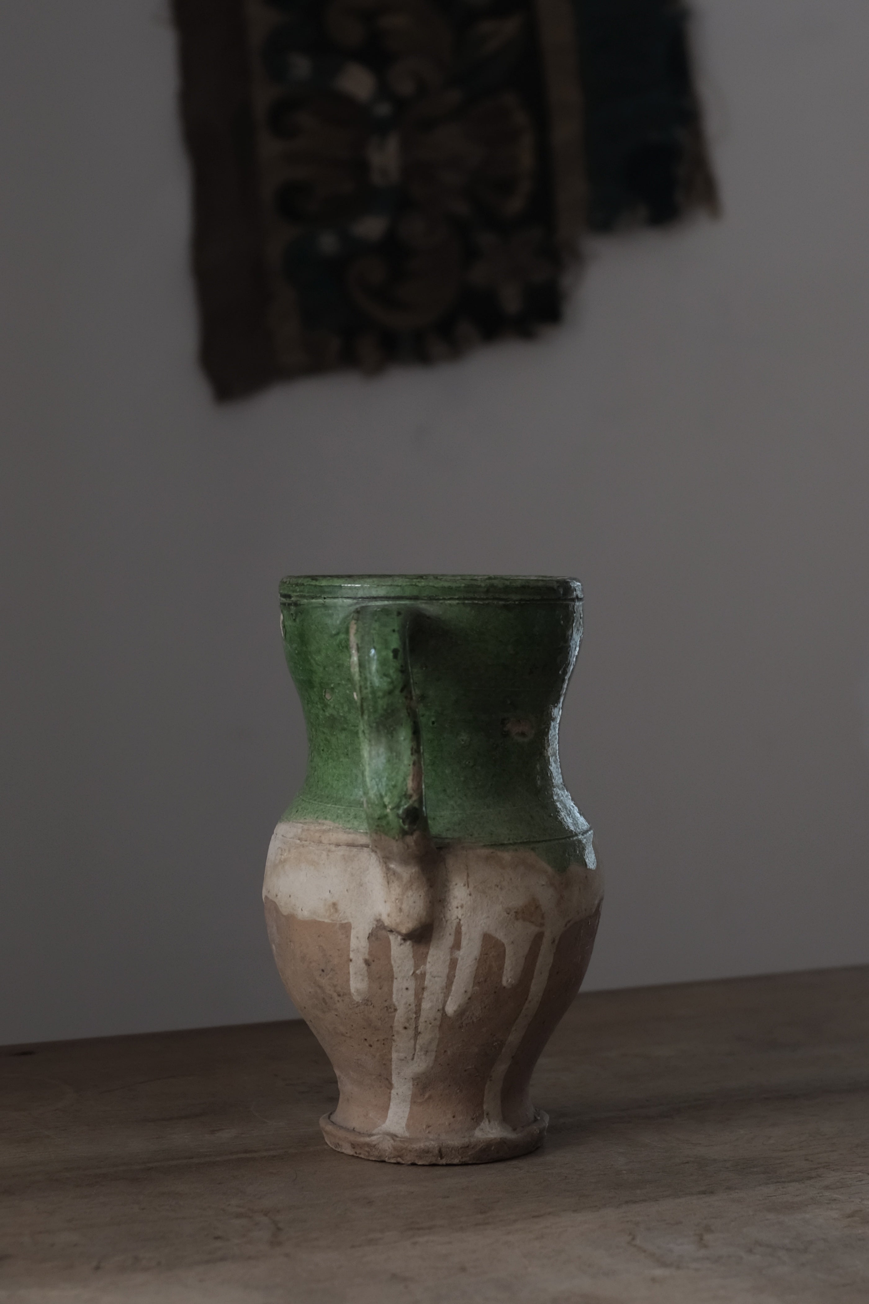  Italy Antique Calvello Vase 1800s / 19世紀 イタリア アンティーク カルヴェッロ 瓶, Antique,- ambiant