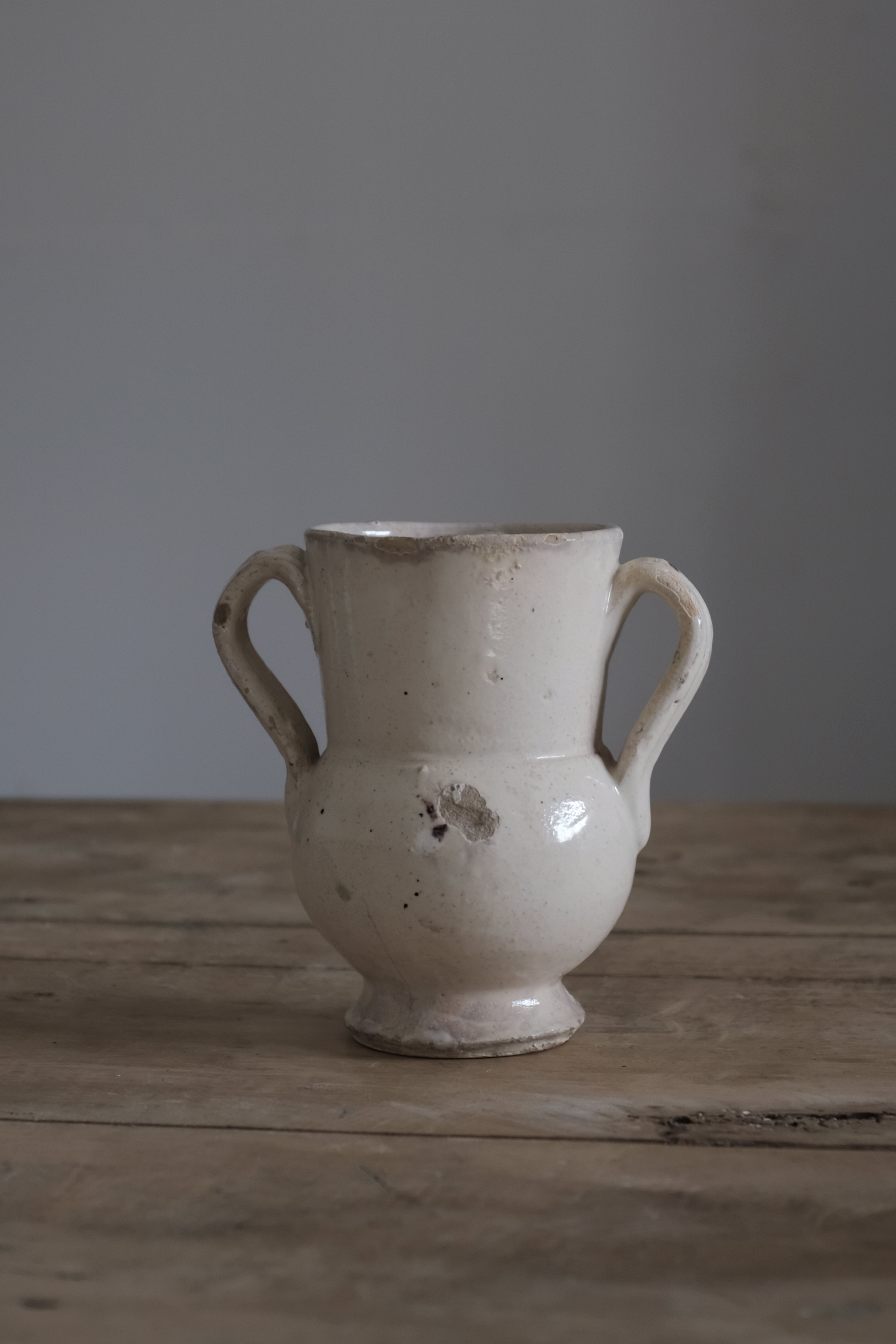 プーリア アンティーク 陶器 19世紀 グロッターリエ AN-24086