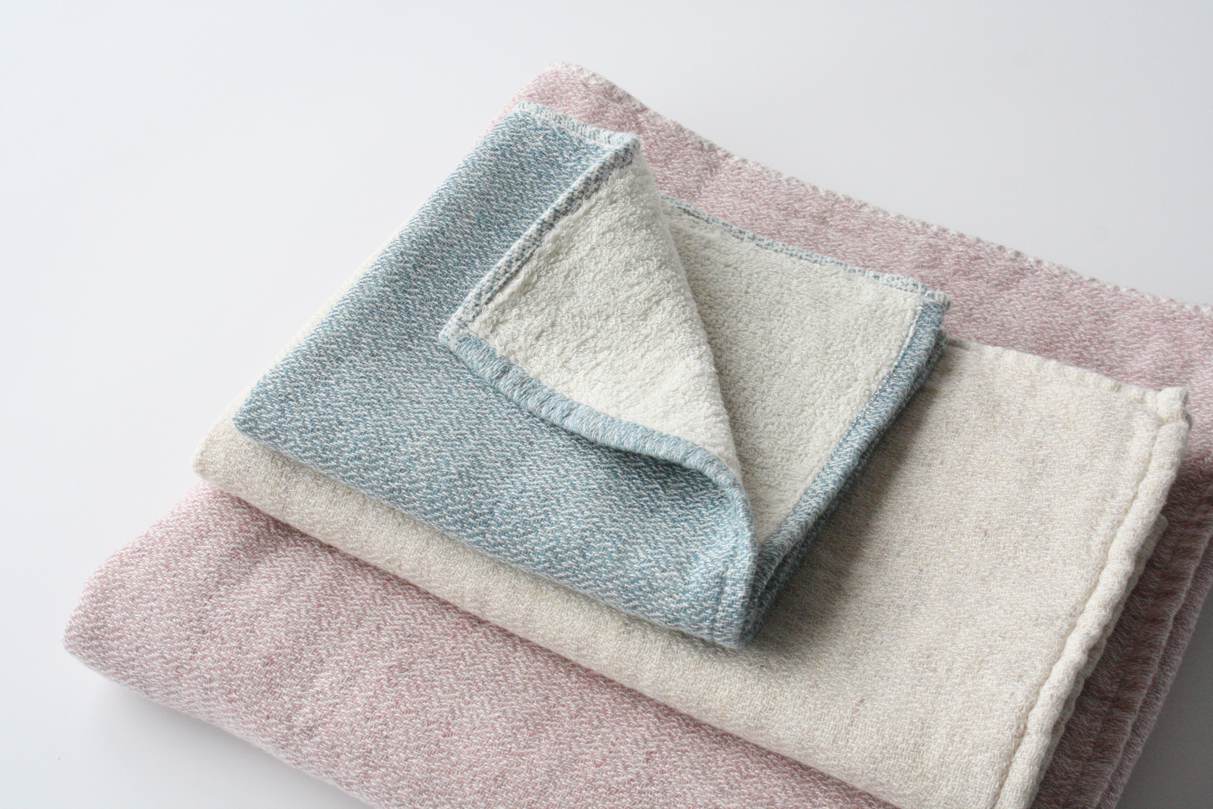  CLAIRE - Premium Cotton & Linen Handkerchief by kontex IMABARI JAPAN, Household,- ambiant