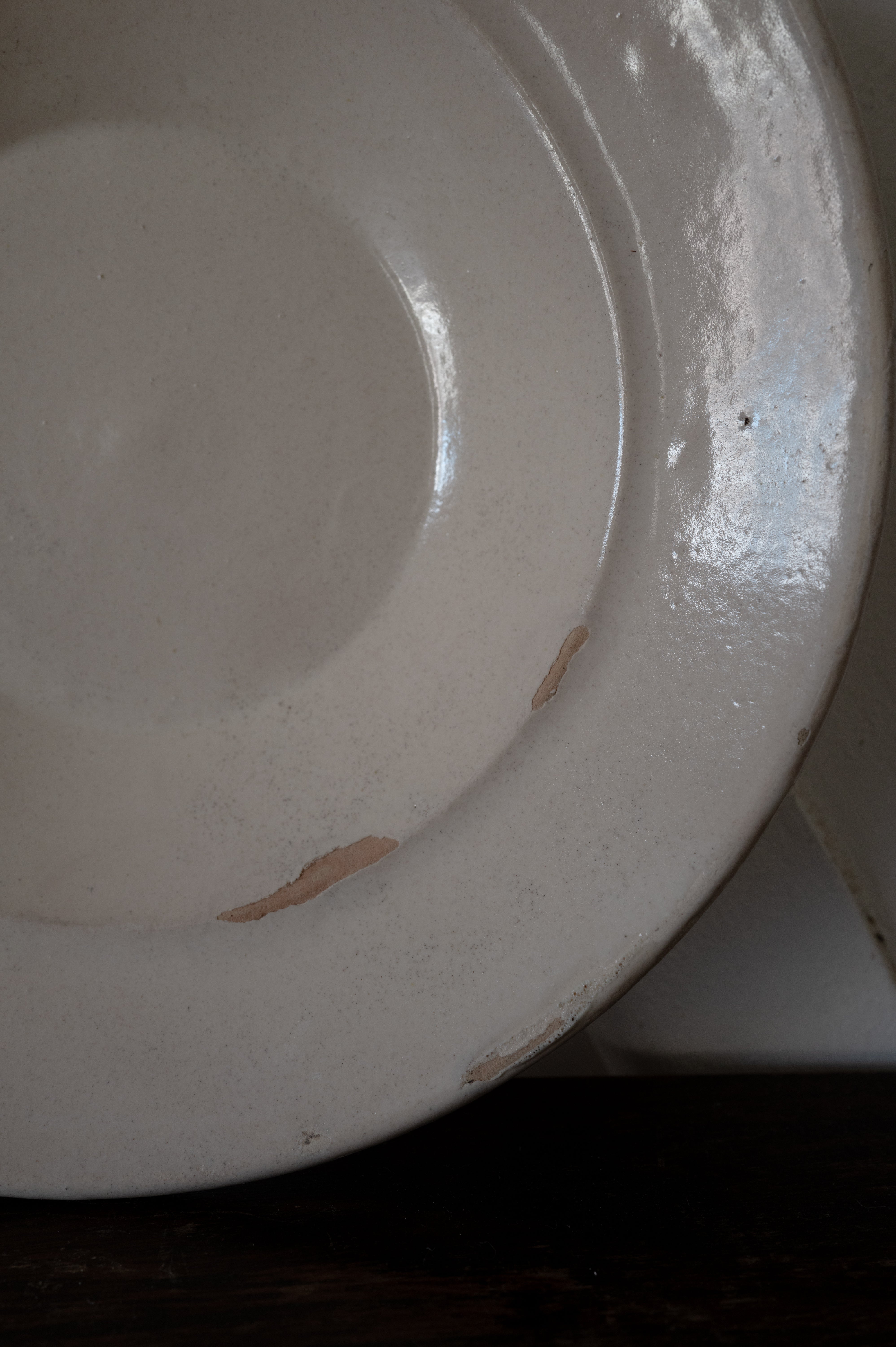 プーリア アンティーク 陶器 皿 18世紀 グロッターリエ AT-24031