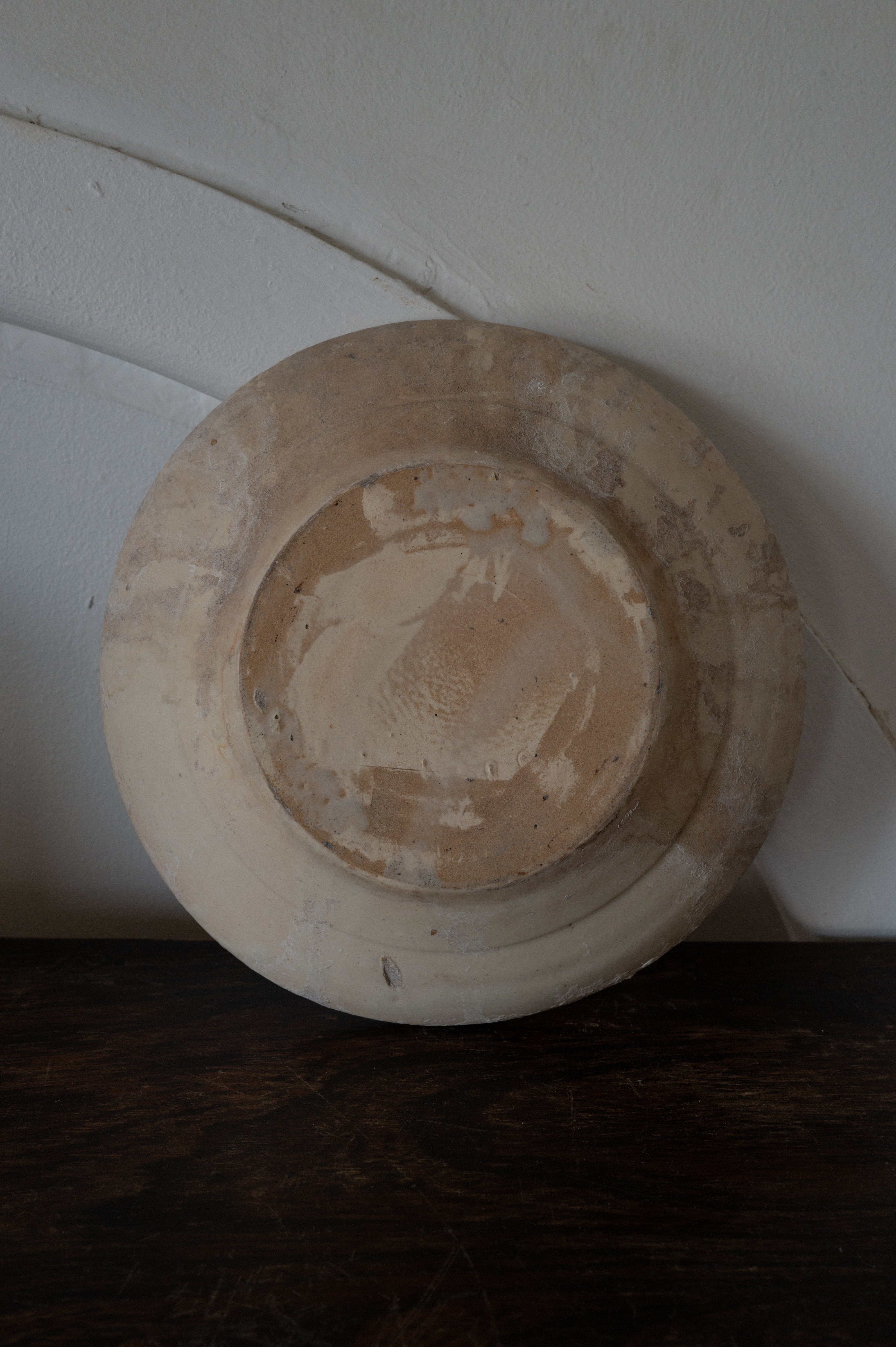 プーリア アンティーク 陶器 皿 19世紀 グロッターリエ AN-24142