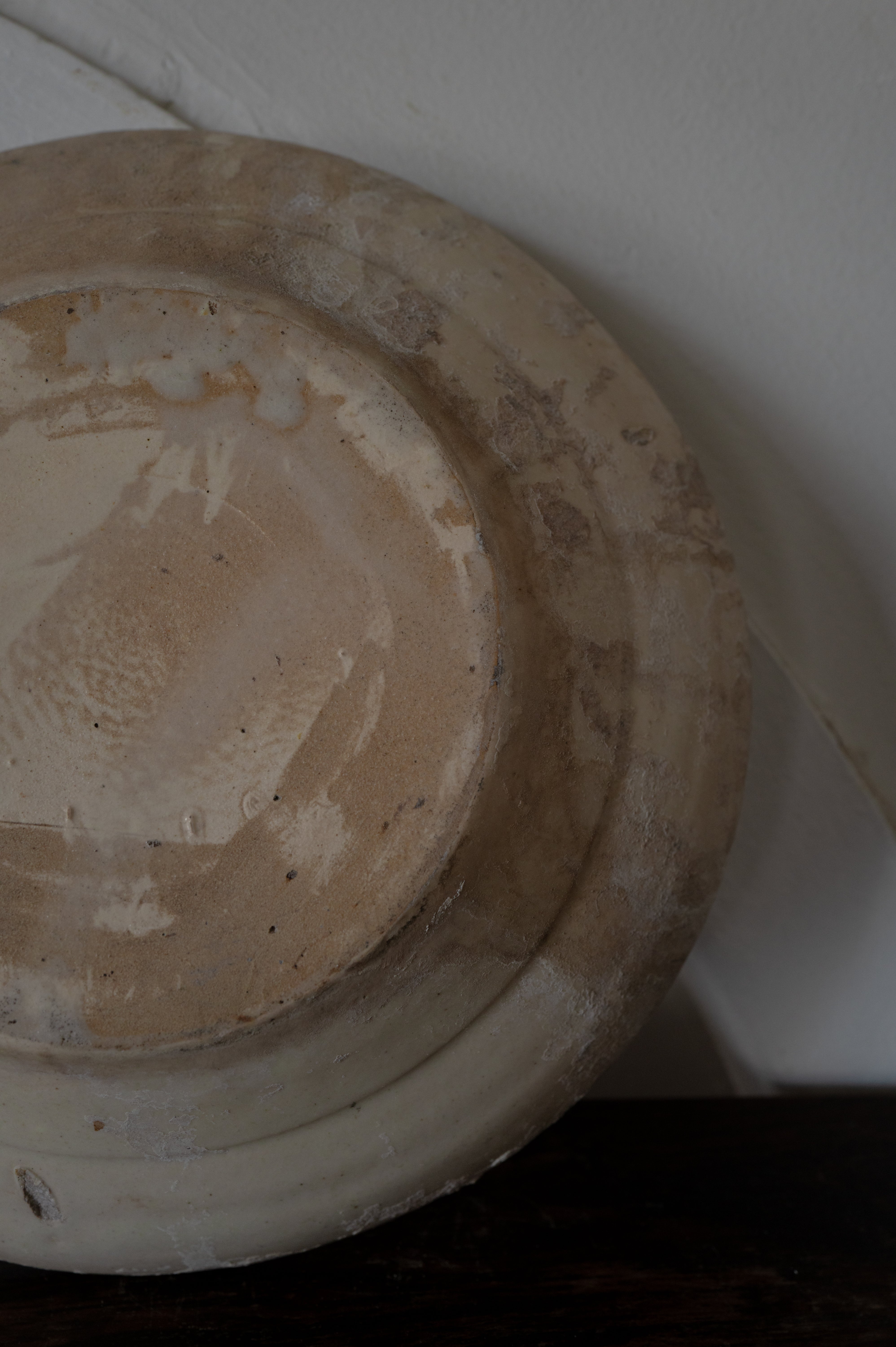 プーリア アンティーク 陶器 皿 19世紀 グロッターリエ AN-24142