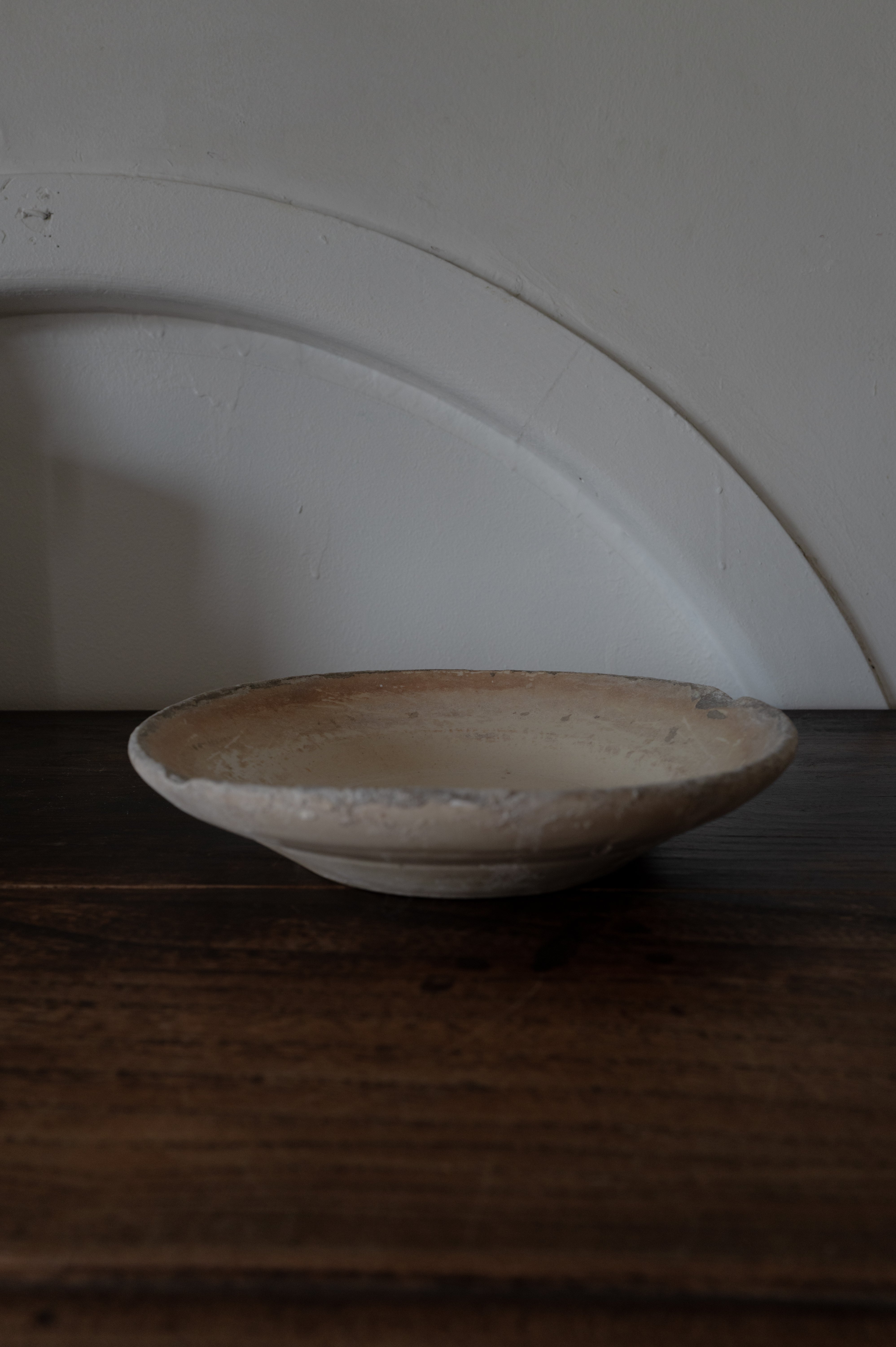  19世紀 南イタリア プーリア グロッターリエ 平皿 AN-24142, Antique,- ambiant