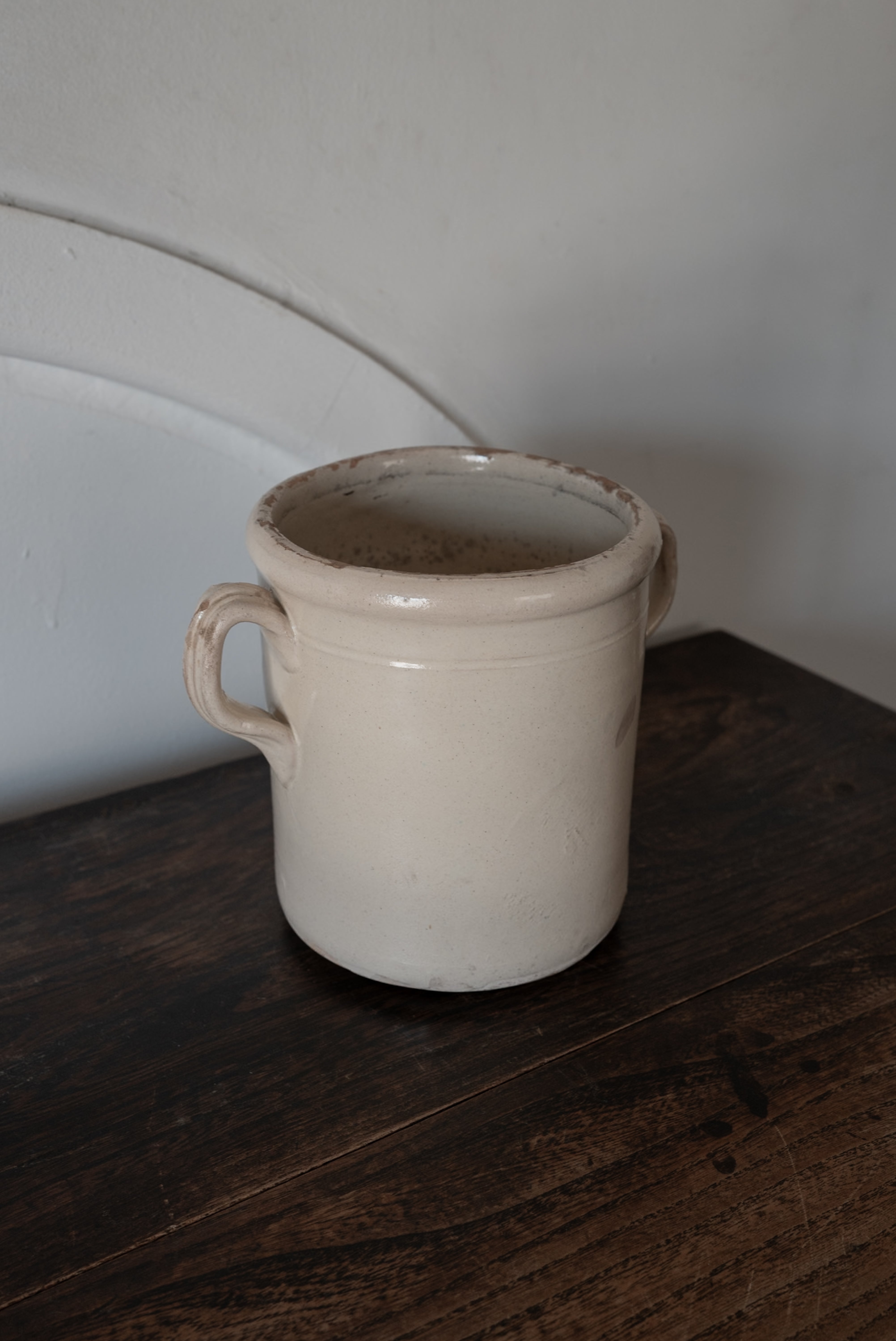 プーリア アンティーク 陶器 壺 1900年代 グロッターリエ AN-24167