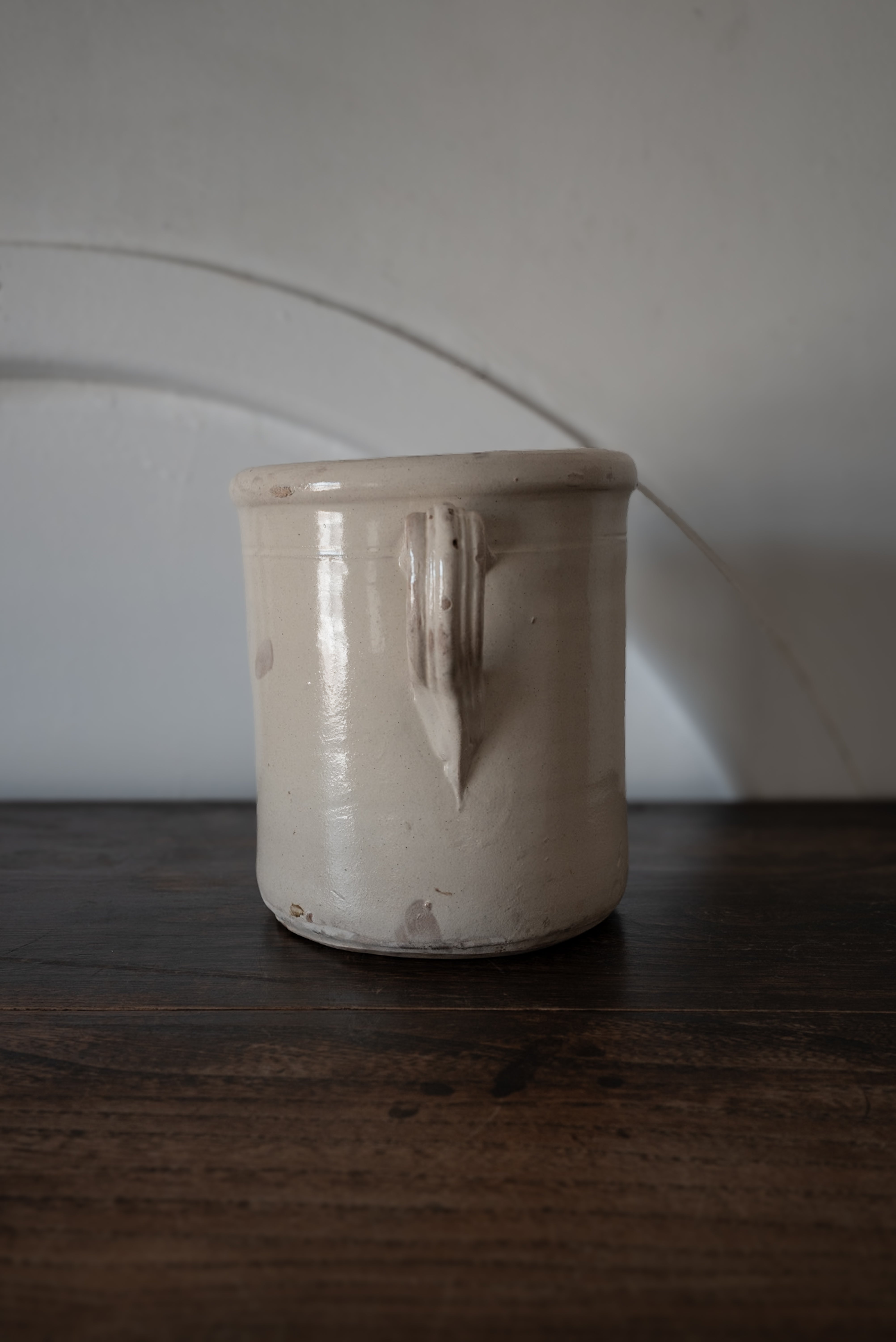 プーリア アンティーク 陶器 壺 1900年代 グロッターリエ AN-24167