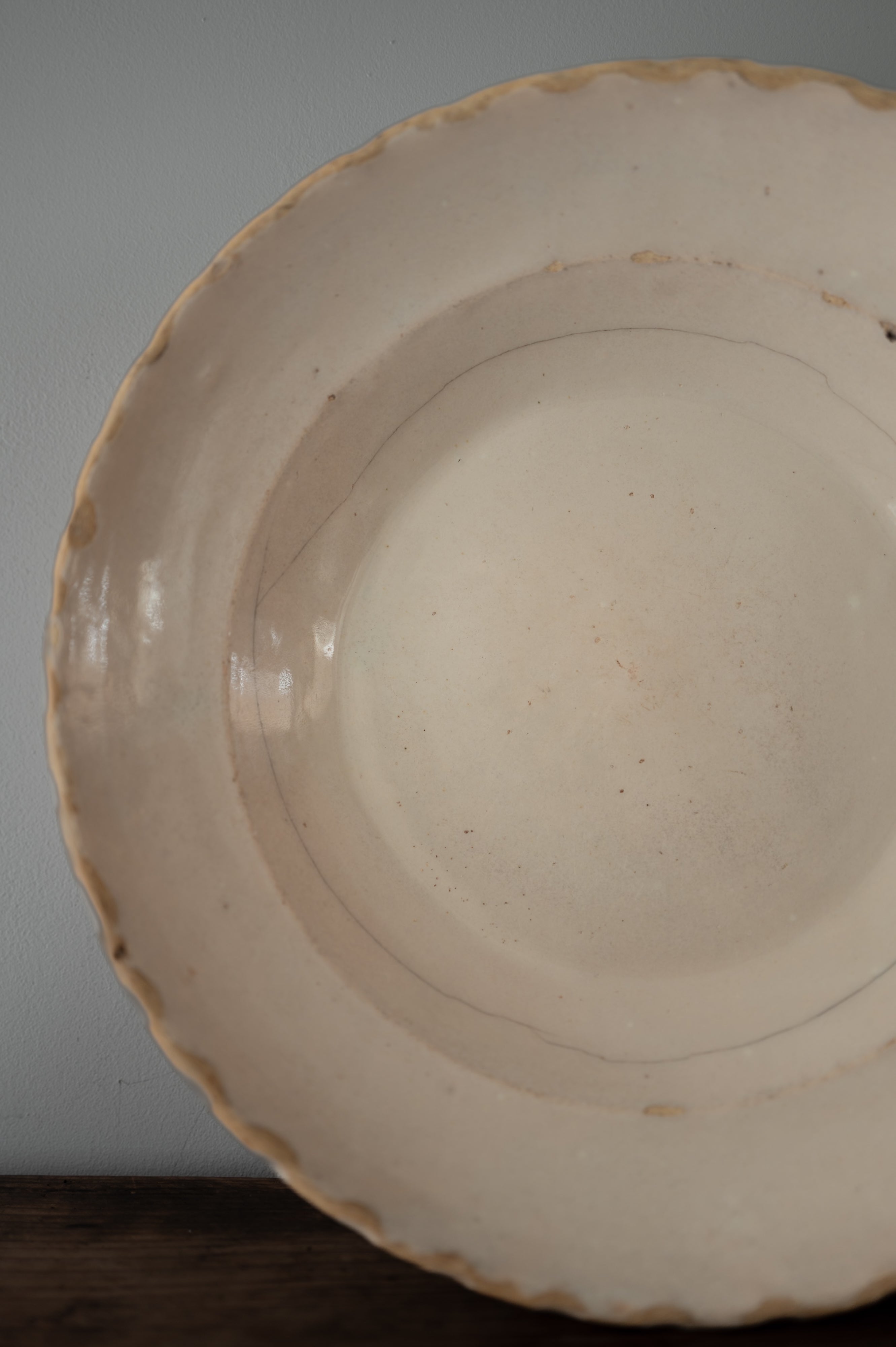 プーリア アンティーク 皿 19世紀 グロッターリエ AN-4176