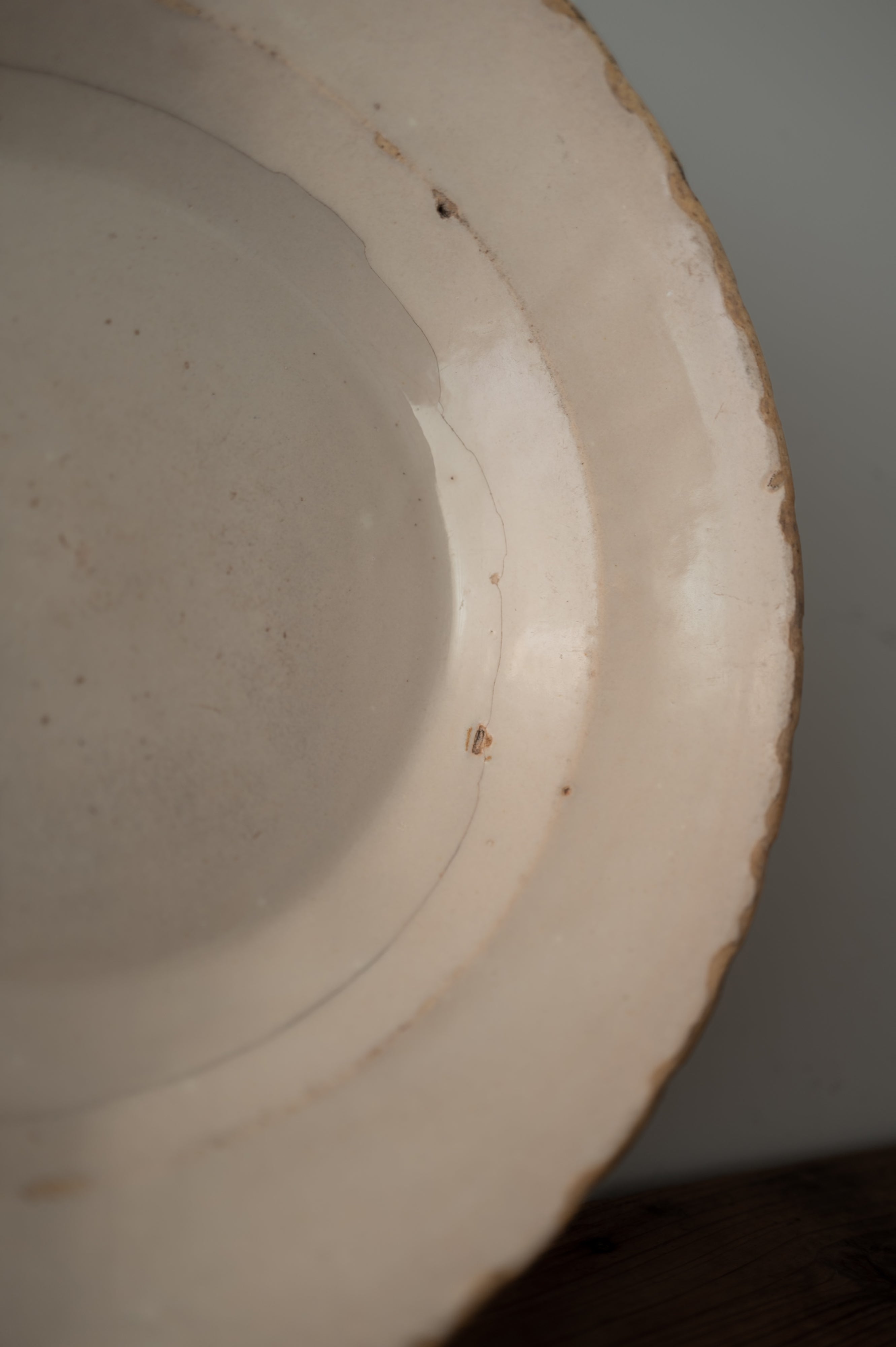 プーリア アンティーク 皿 19世紀 グロッターリエ AN-4176