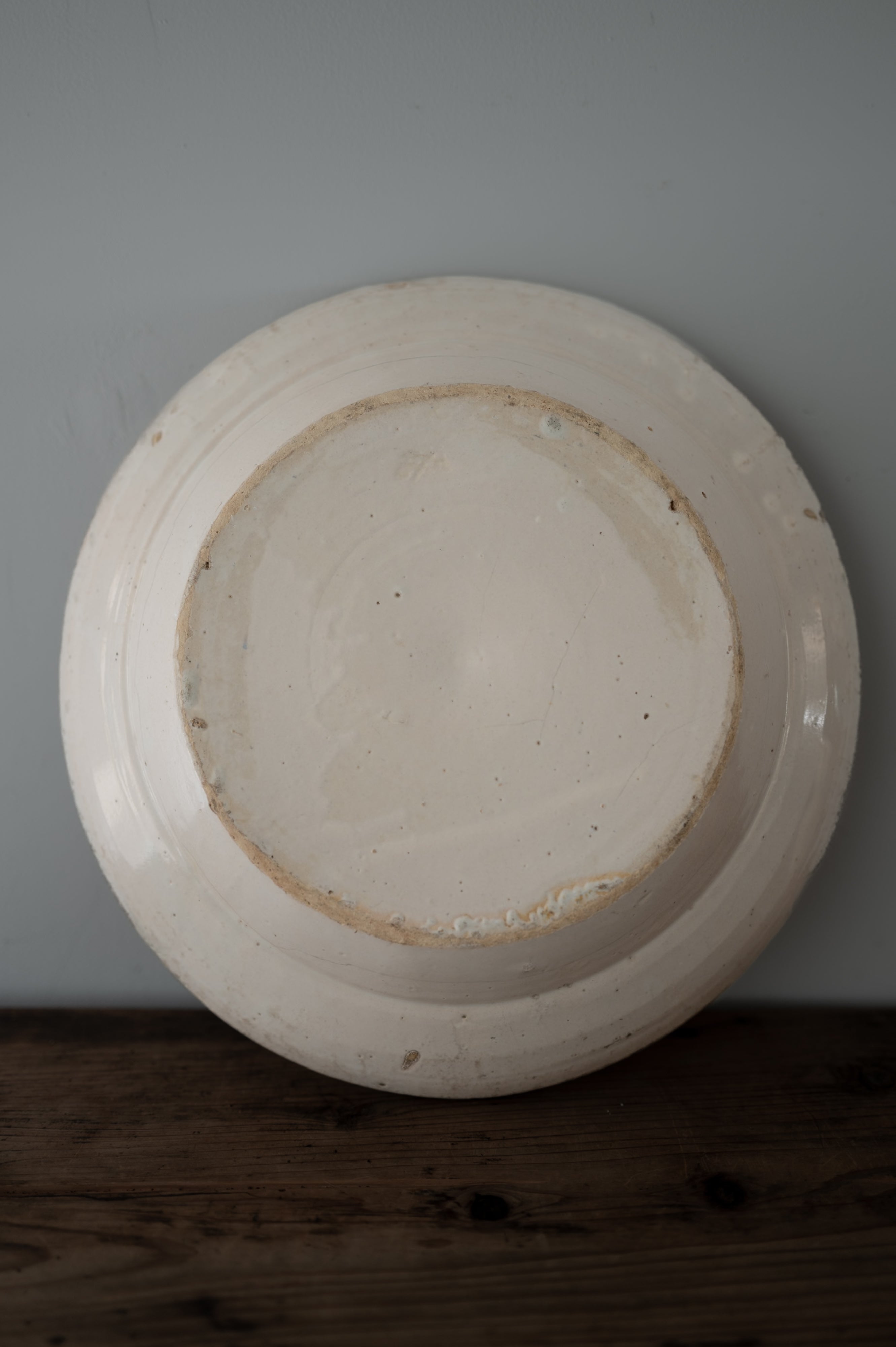 プーリア アンティーク 皿 19世紀 グロッターリエ AN-4176