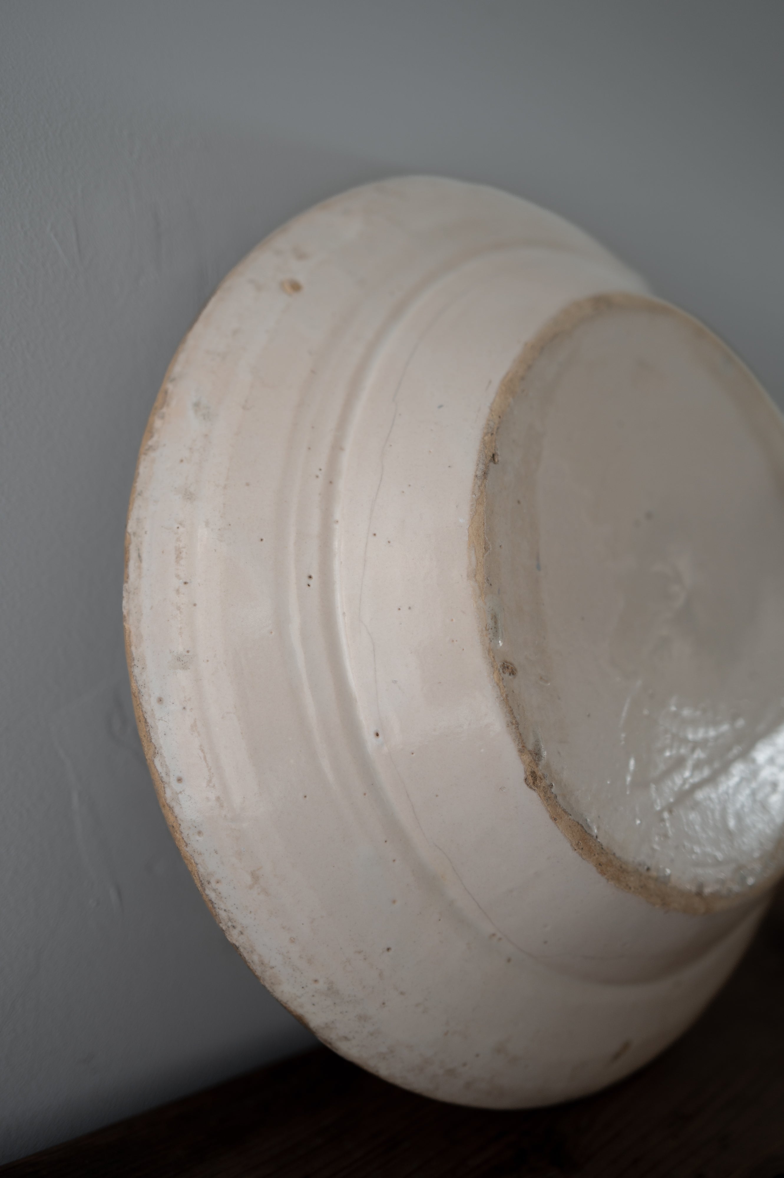 プーリア アンティーク 皿 19世紀 グロッターリエ AN-4176