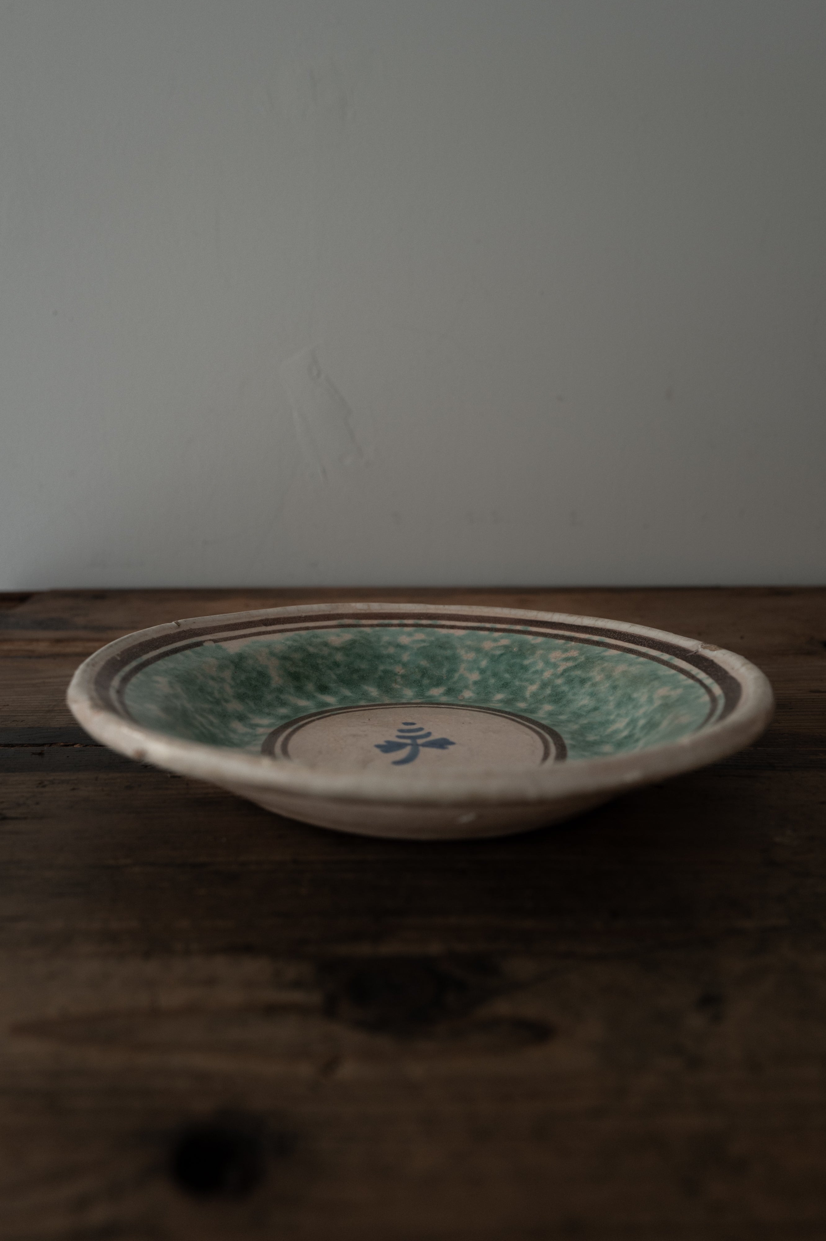  19世紀 イタリア カルタジローネ 平皿 AT-23382, ,- ambiant