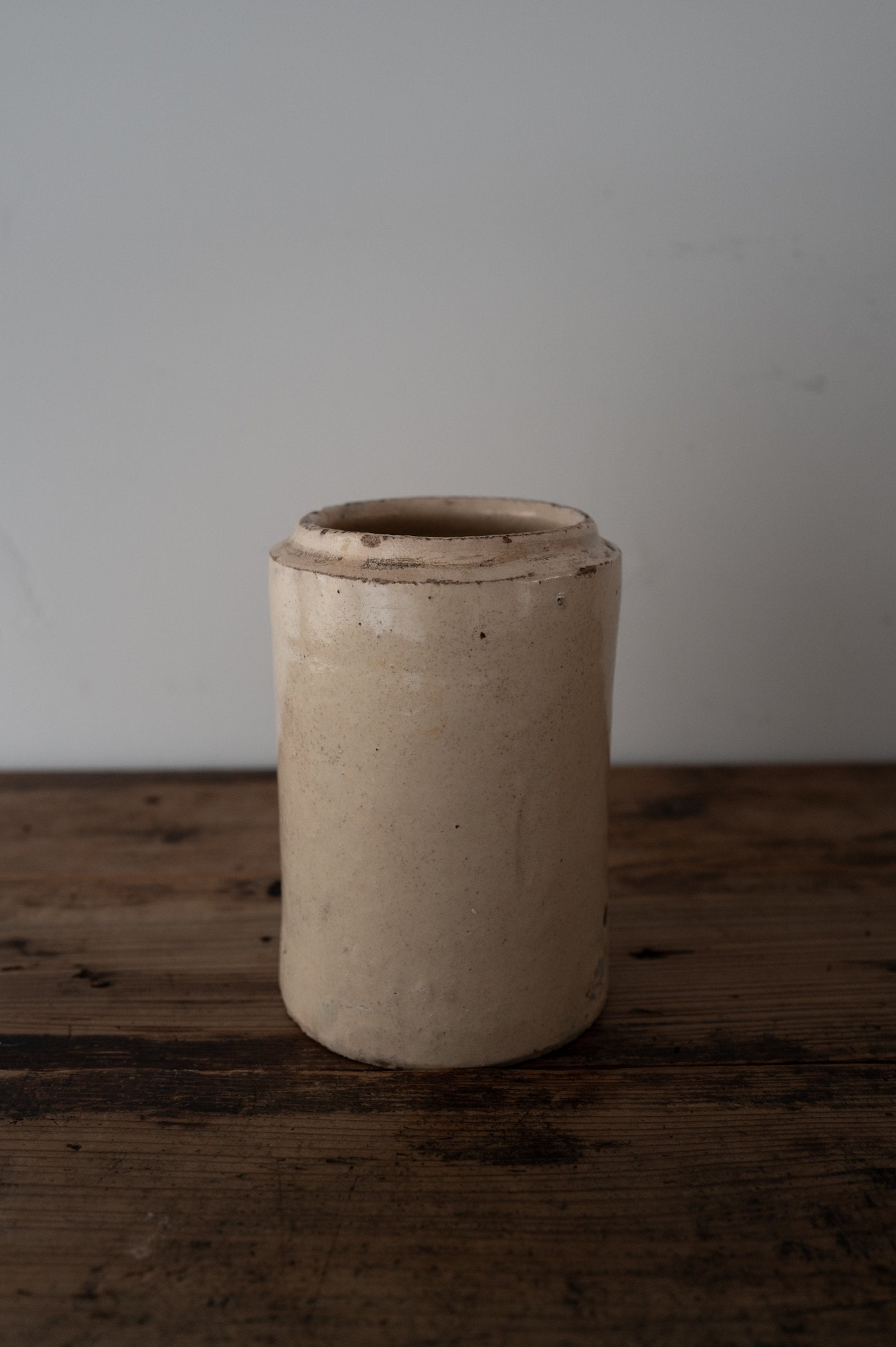 プーリア アンティーク 陶器 壺 19世紀 グロッターリエ AN-24133