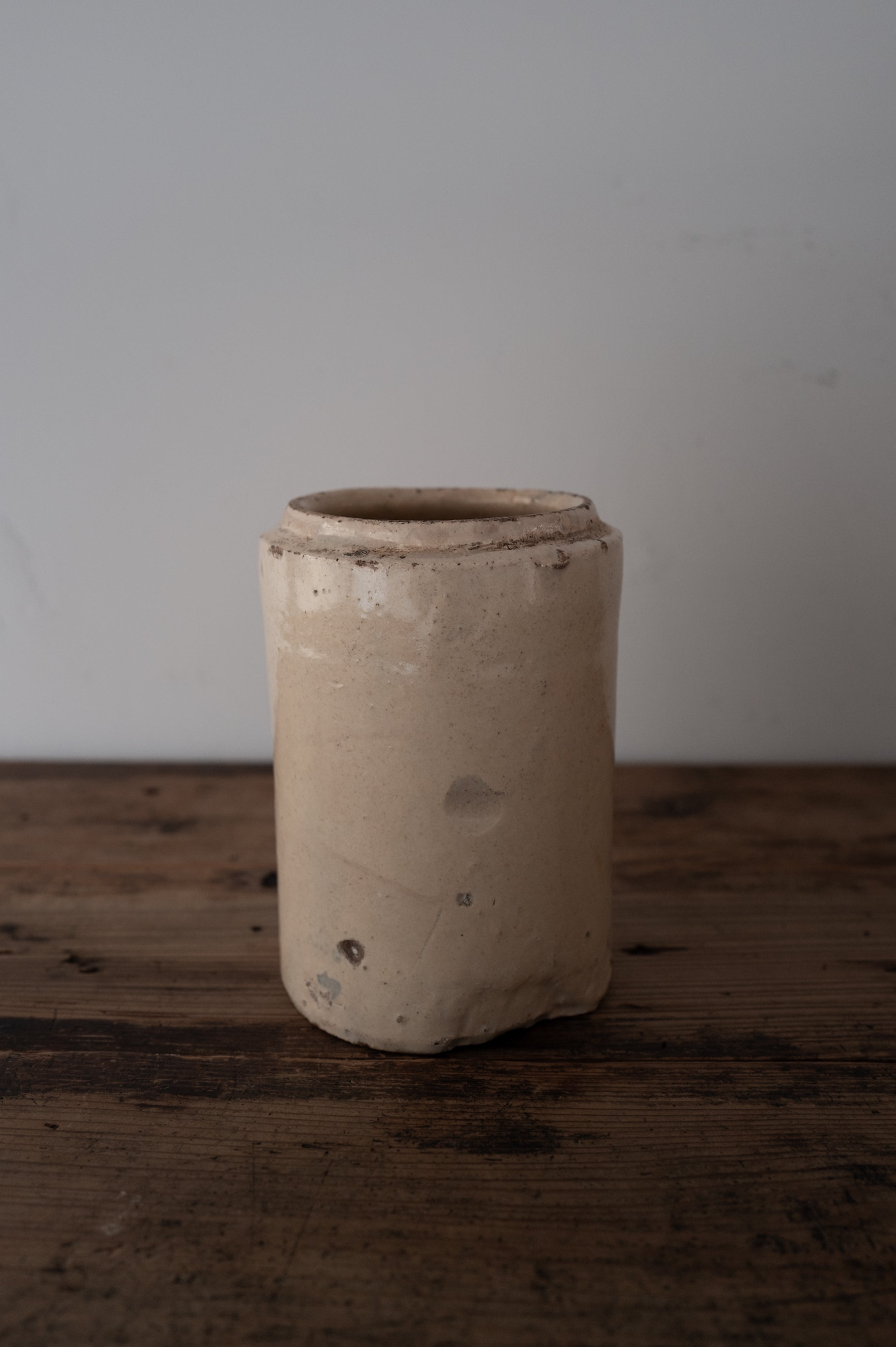 プーリア アンティーク 陶器 壺 19世紀 グロッターリエ AN-24133