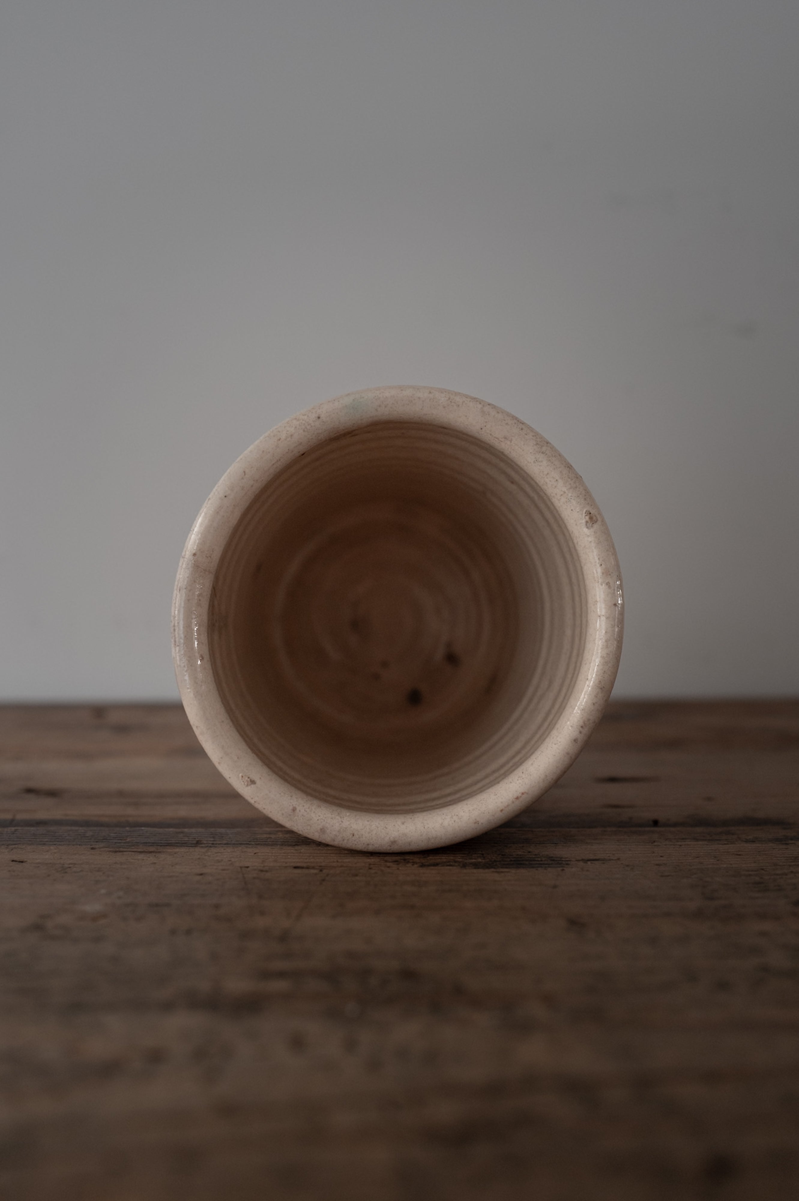 プーリア アンティーク 陶器 壺 19世紀 グロッターリエ AN-24165