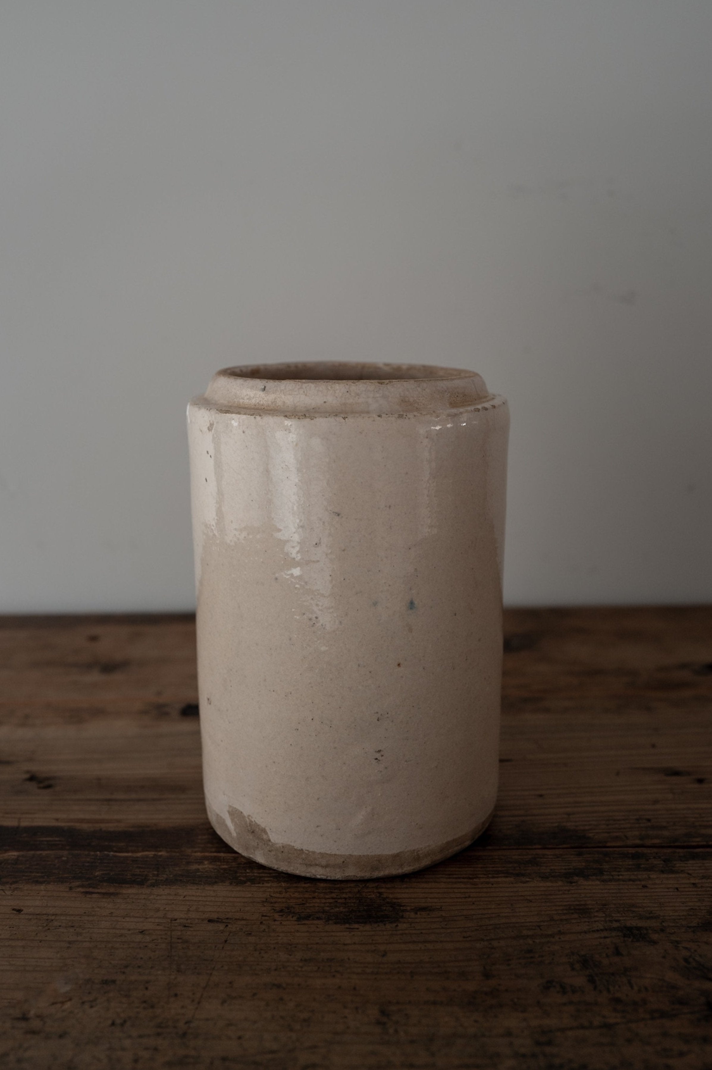 プーリア アンティーク 陶器 壺 19世紀 グロッターリエ AN-24164