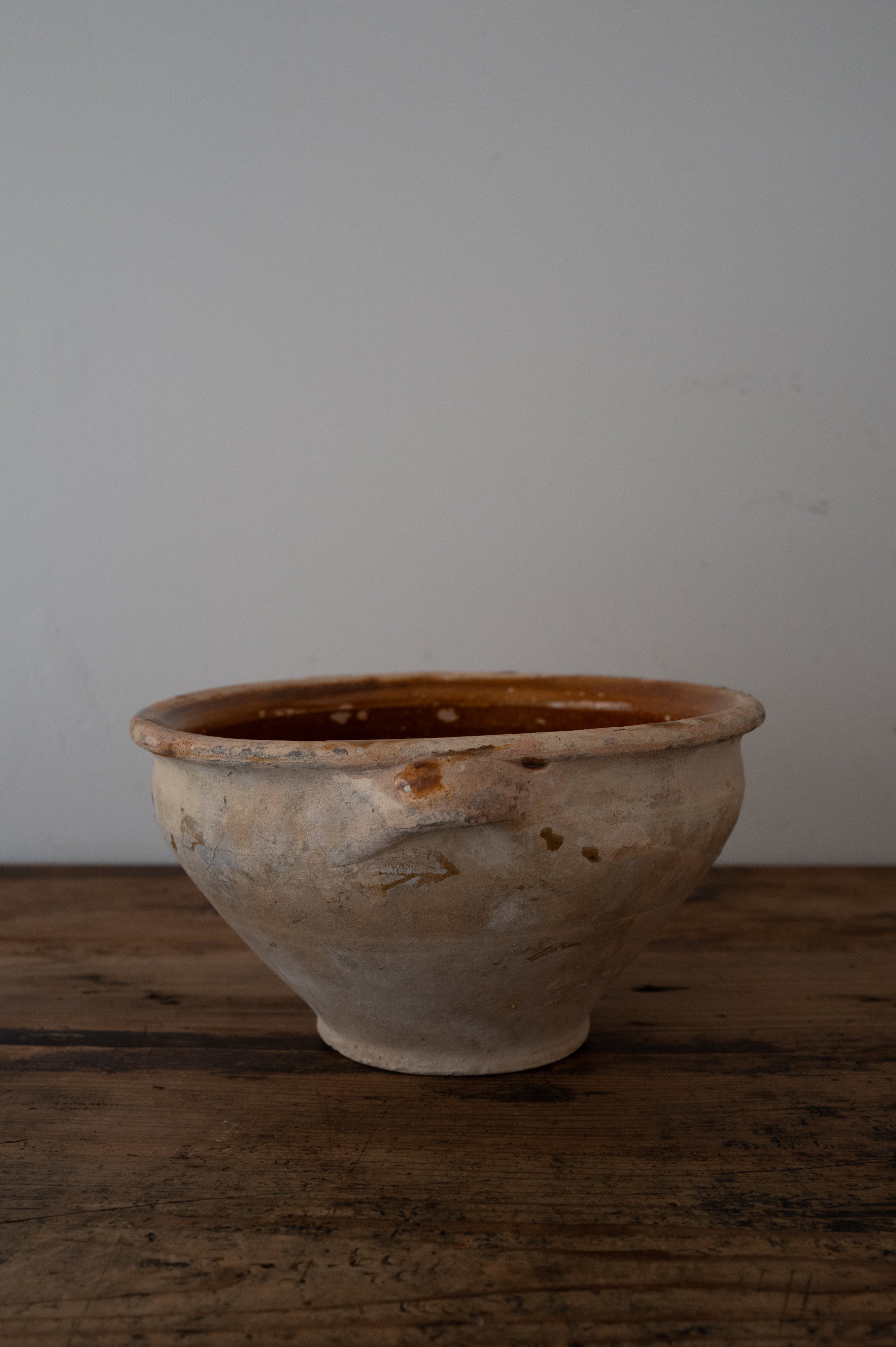 プーリア アンティーク 陶器 ボウル 19世紀 グロッターリエ AN-24149