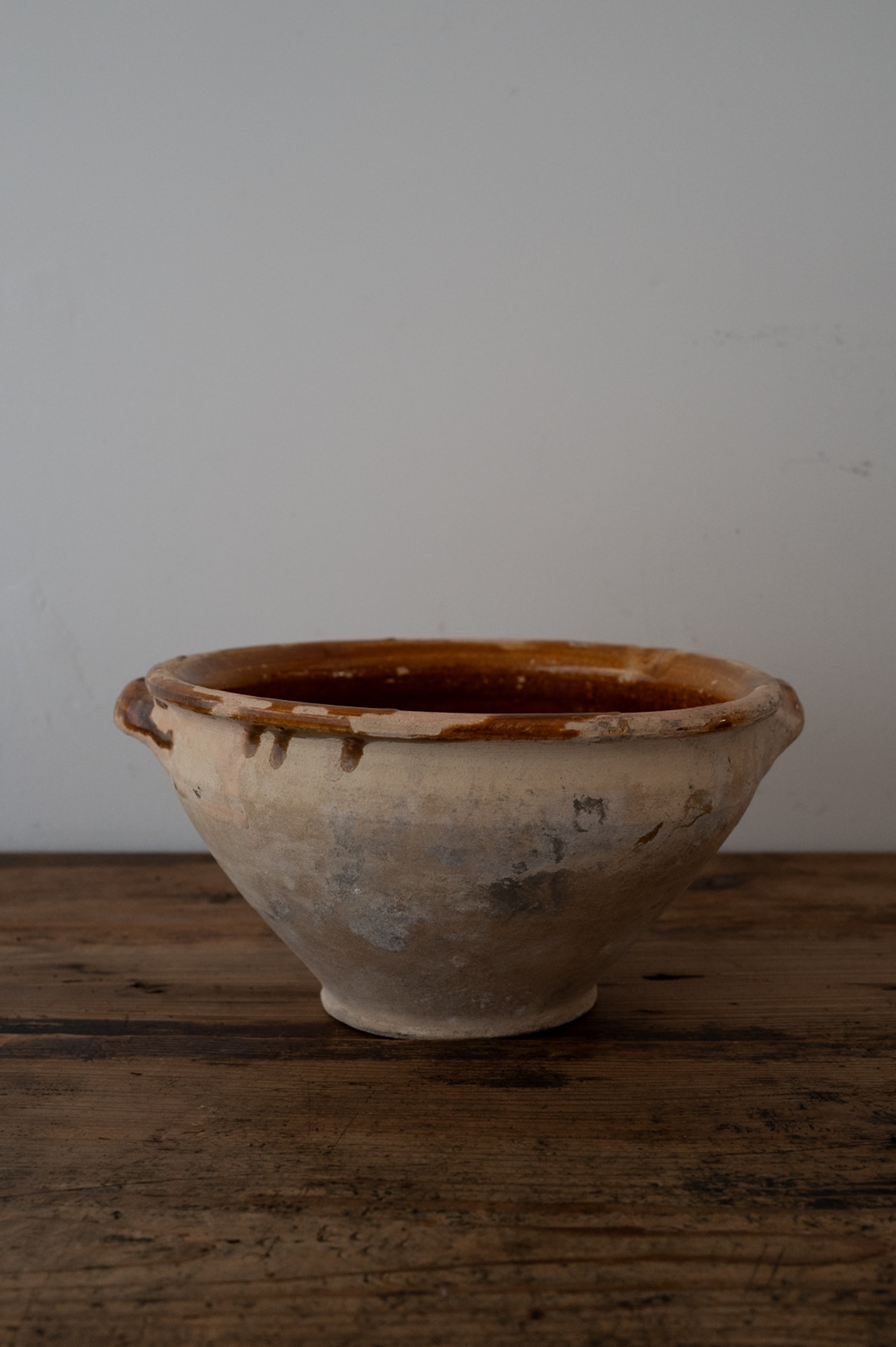 プーリア アンティーク 陶器 ボウル 19世紀 グロッターリエ AN-24149
