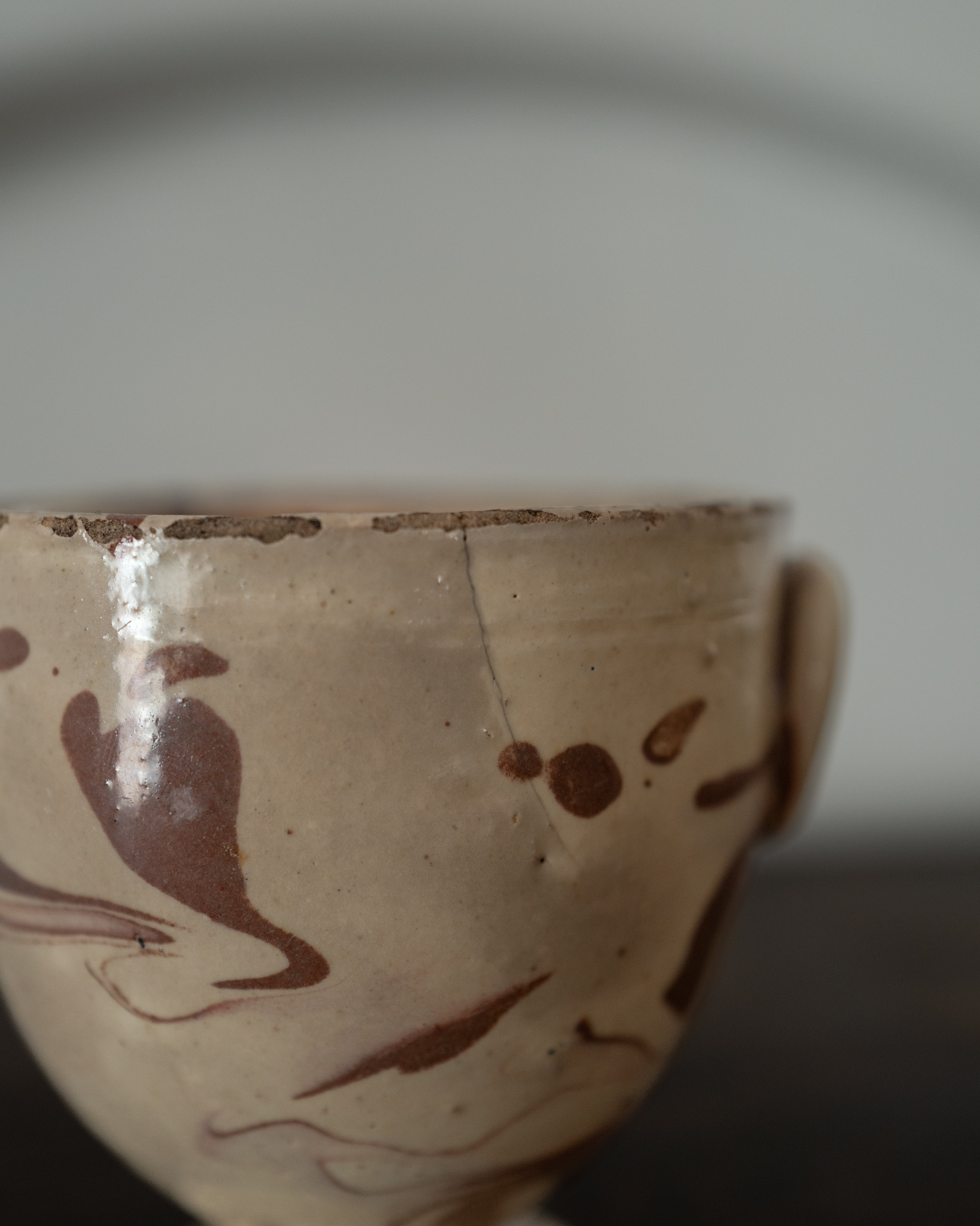  19世紀 イタリア プーリア 蓋付き陶器 AN-25077, ,- ambiant