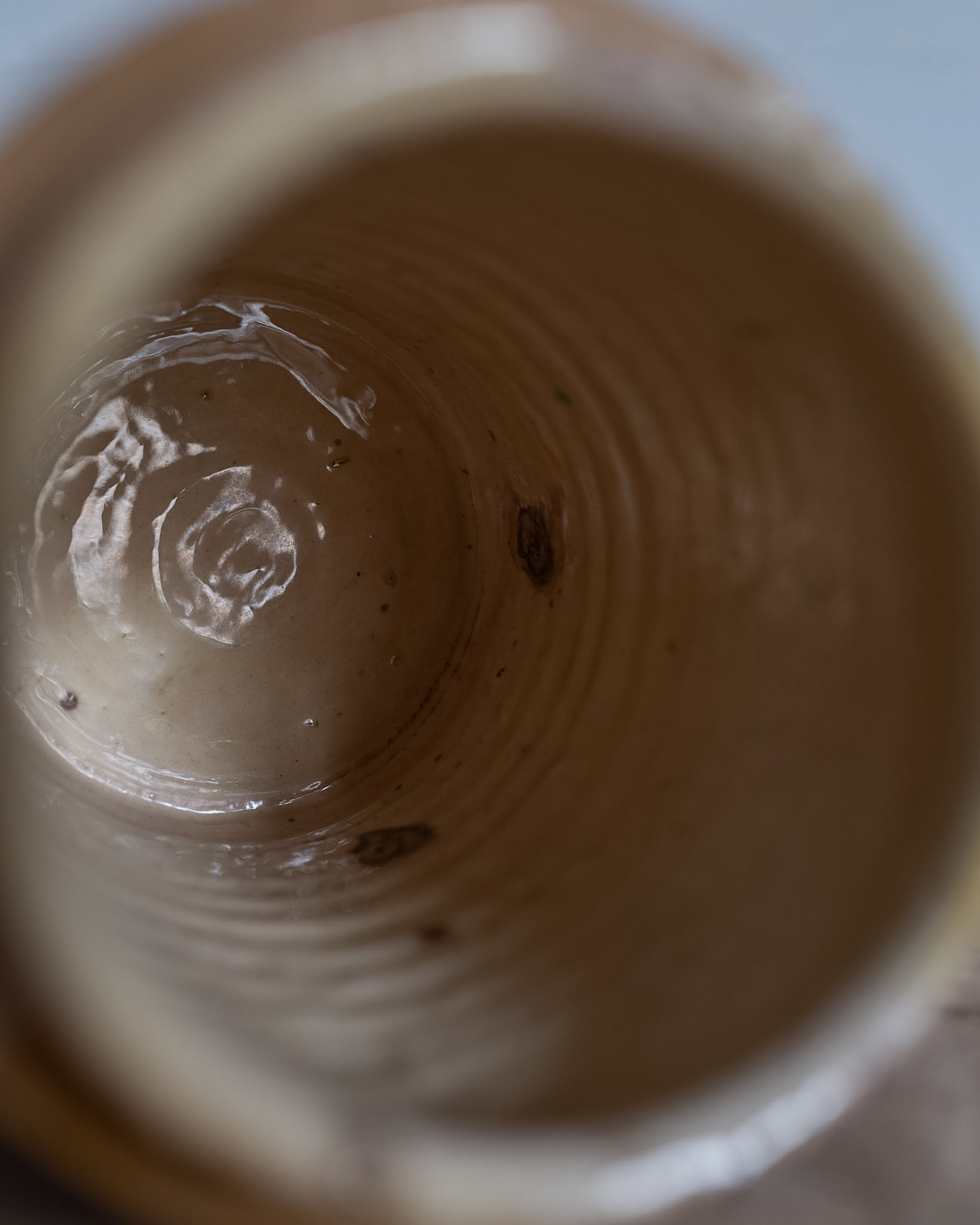 20th Century Italian Puglia Slipware Canister AN-5080