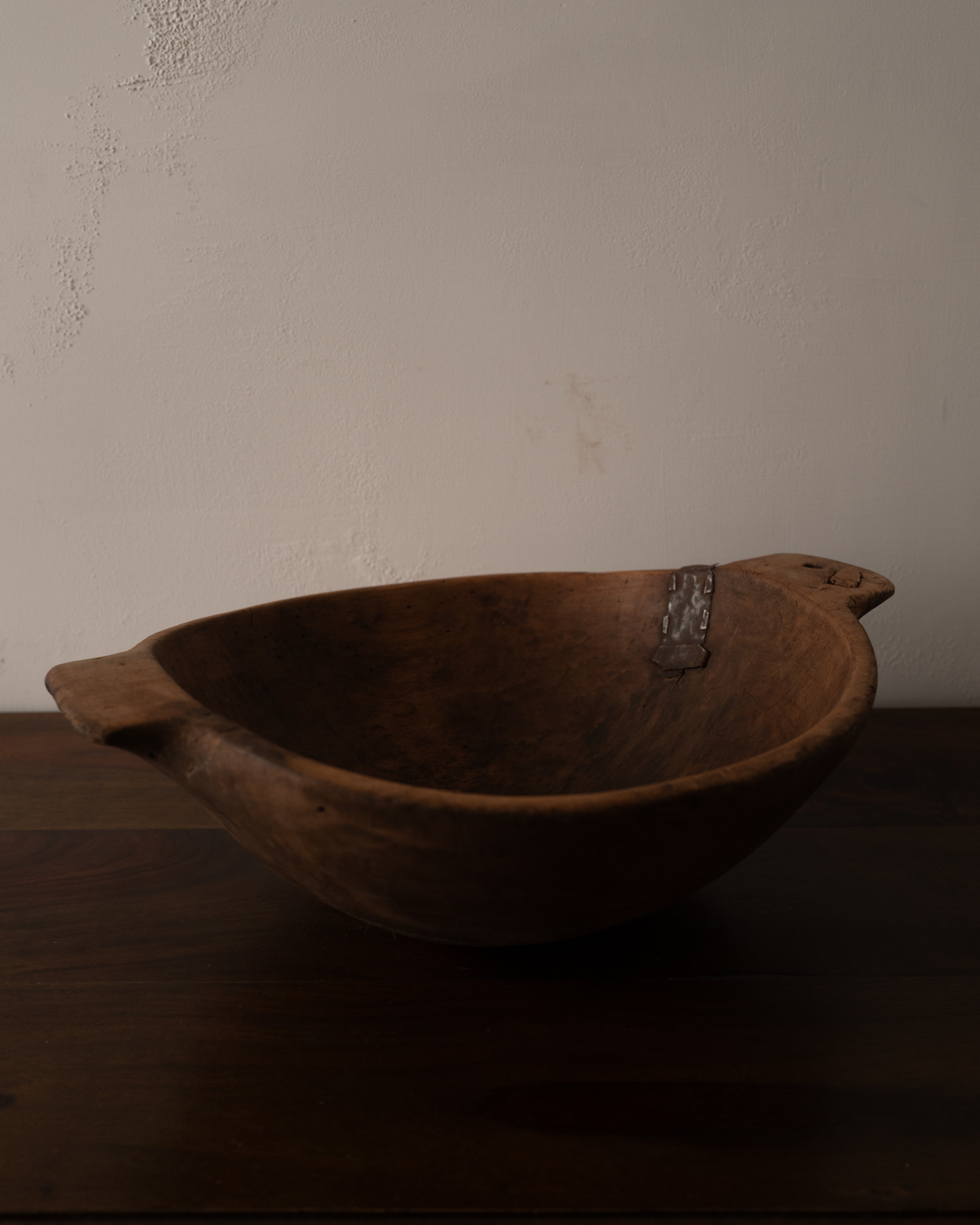 Italian antique wooden kneading bowl AN-5205