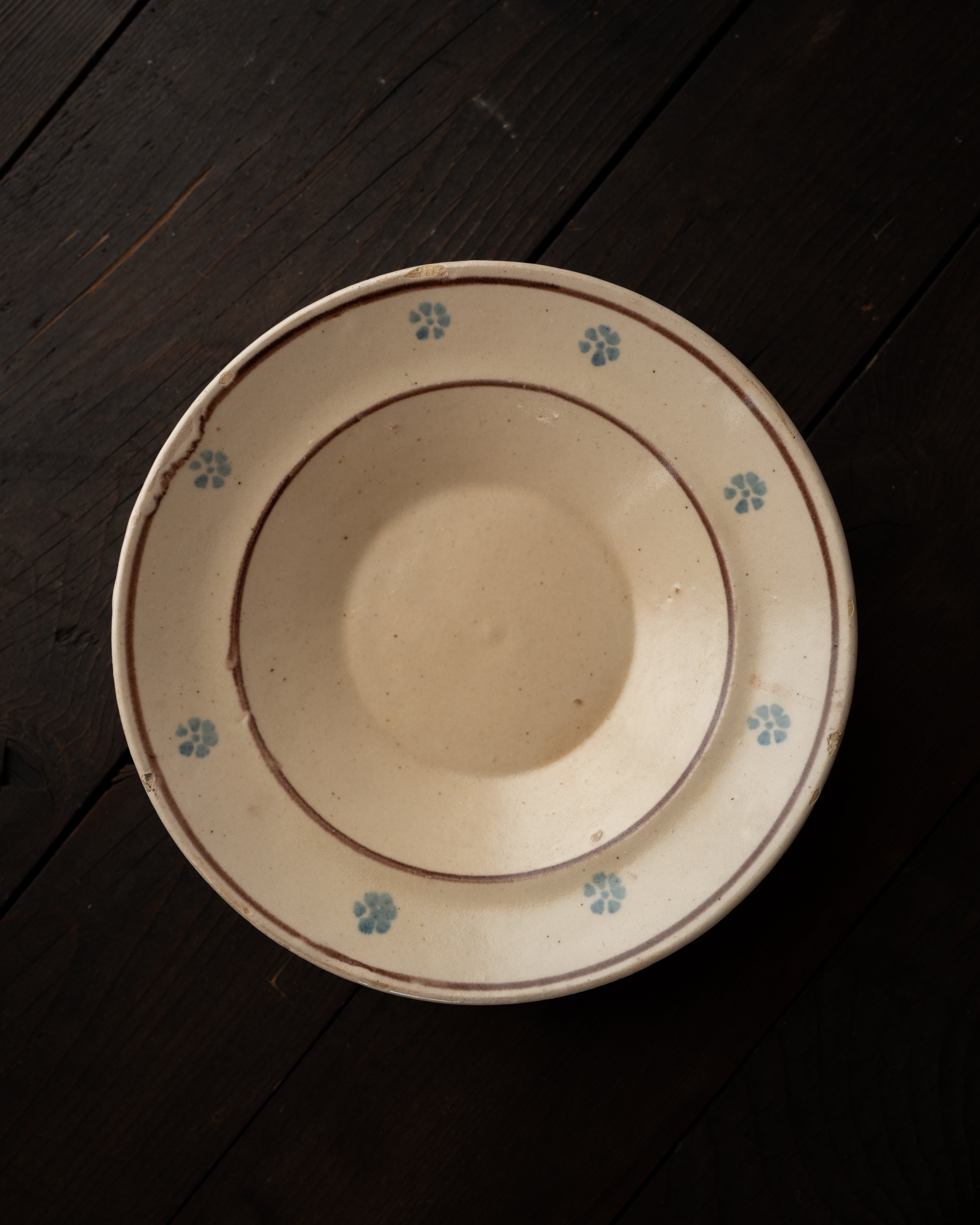 Italian Puglia Grottaglie Blue Pattern Plate AN-5208