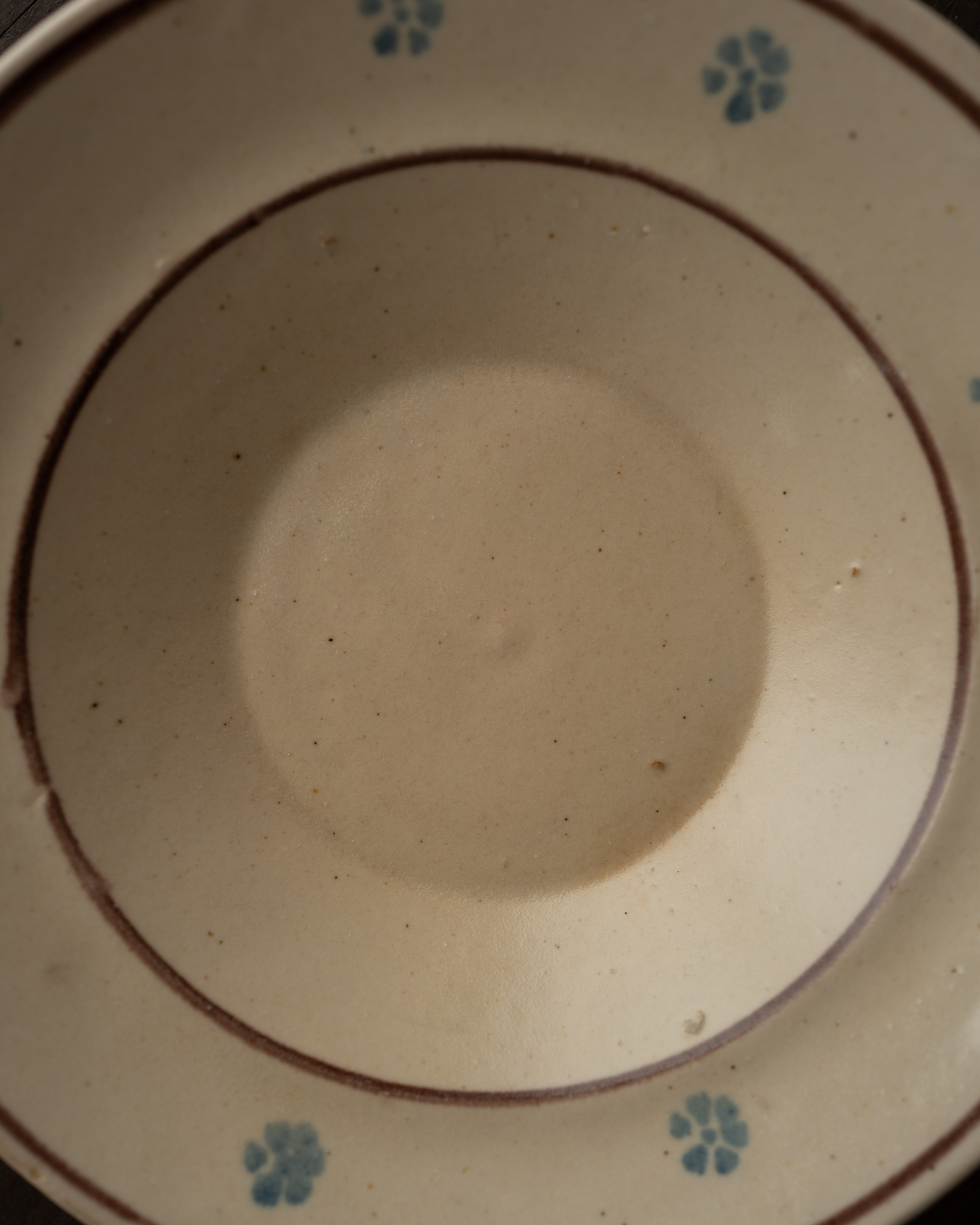 Italian Puglia Grottaglie Blue Pattern Plate AN-5208