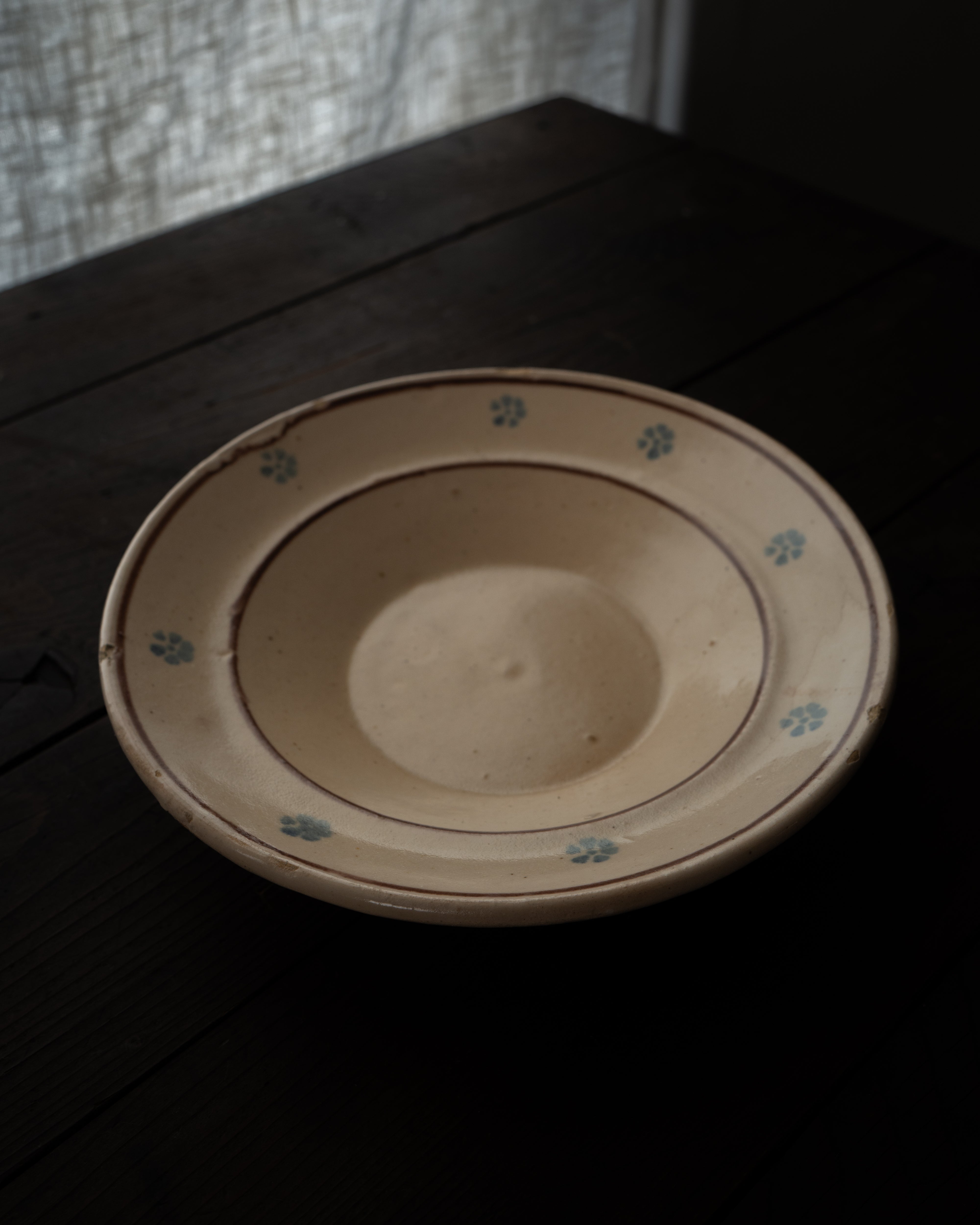 Italian Puglia Grottaglie Blue Pattern Plate AN-5208