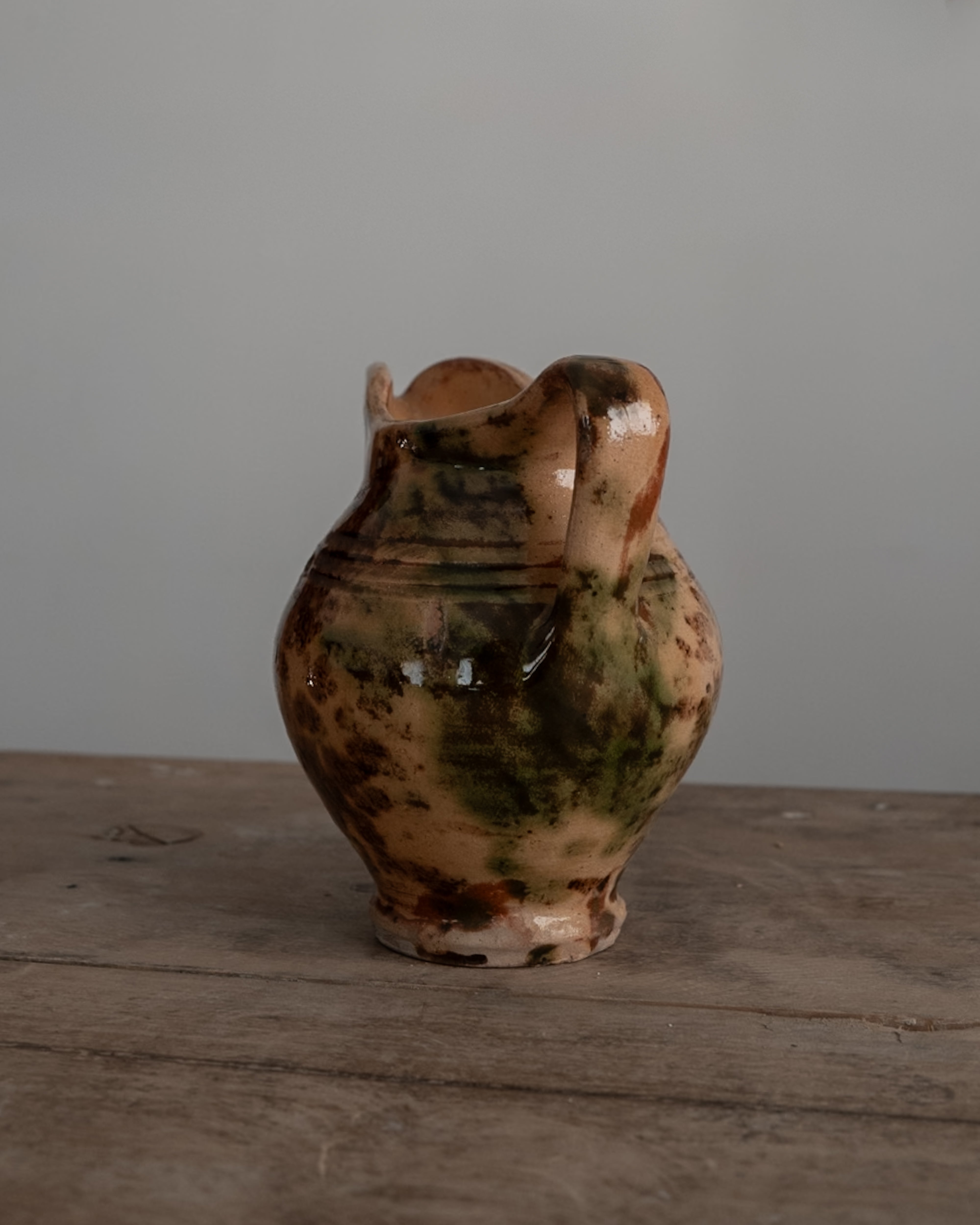 イタリア アンティーク 陶器 水差し イタリア セミナーラ AN-5227