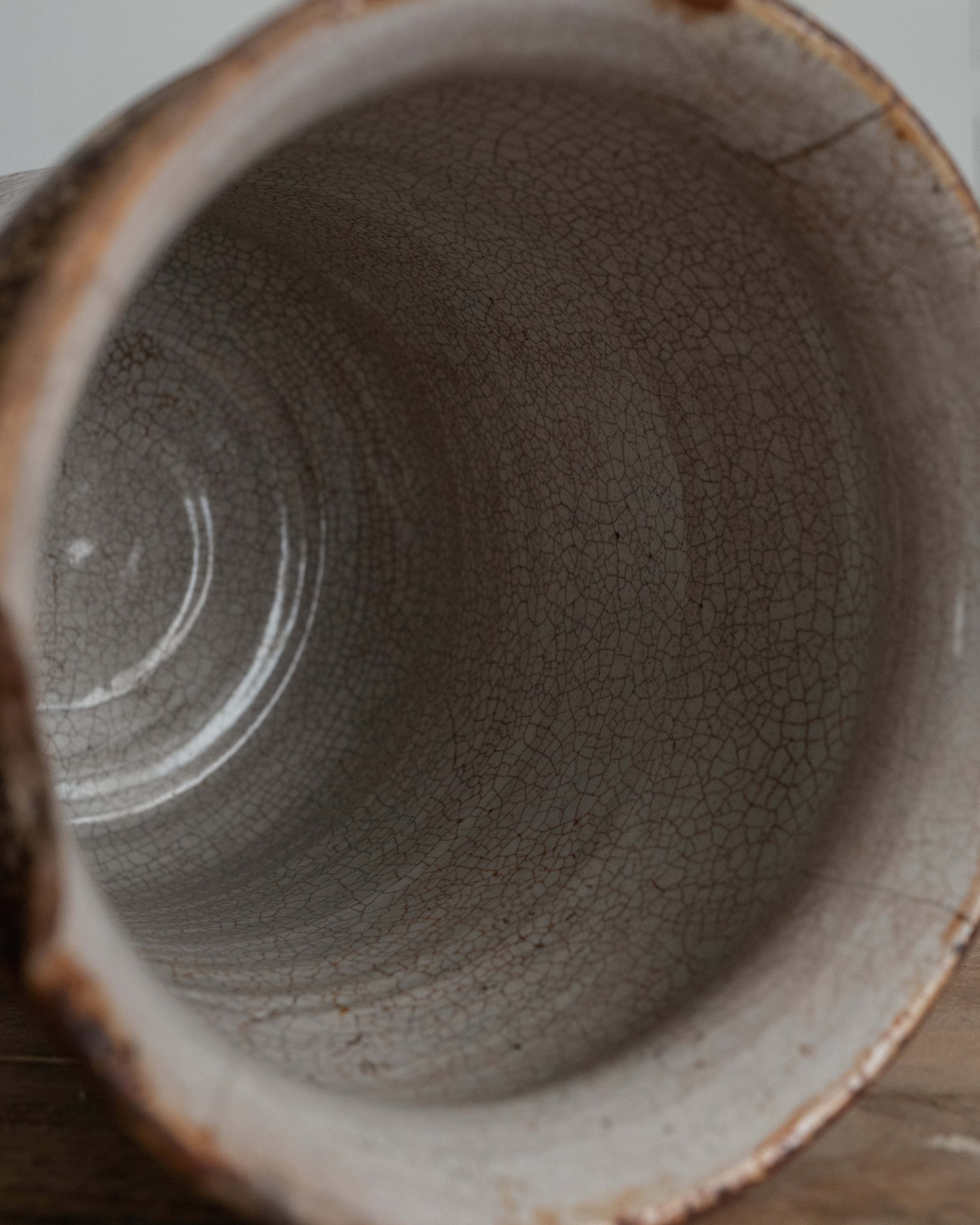 Italian Antique Ceramic Medicine Jar, Albarello, AN-5224