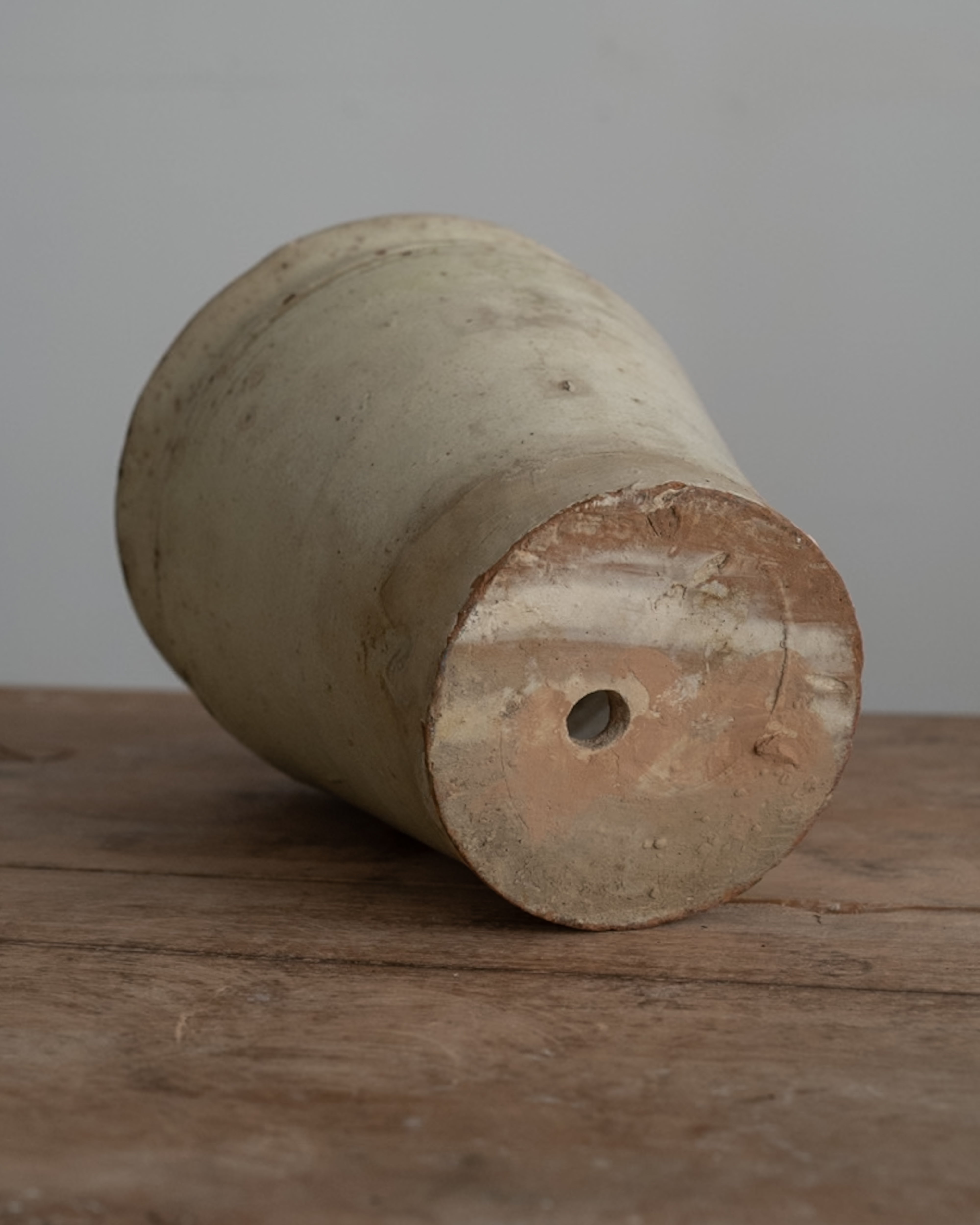 19th Century Italian Grottaglie Food Storage Jar, AN-5204, Puglia