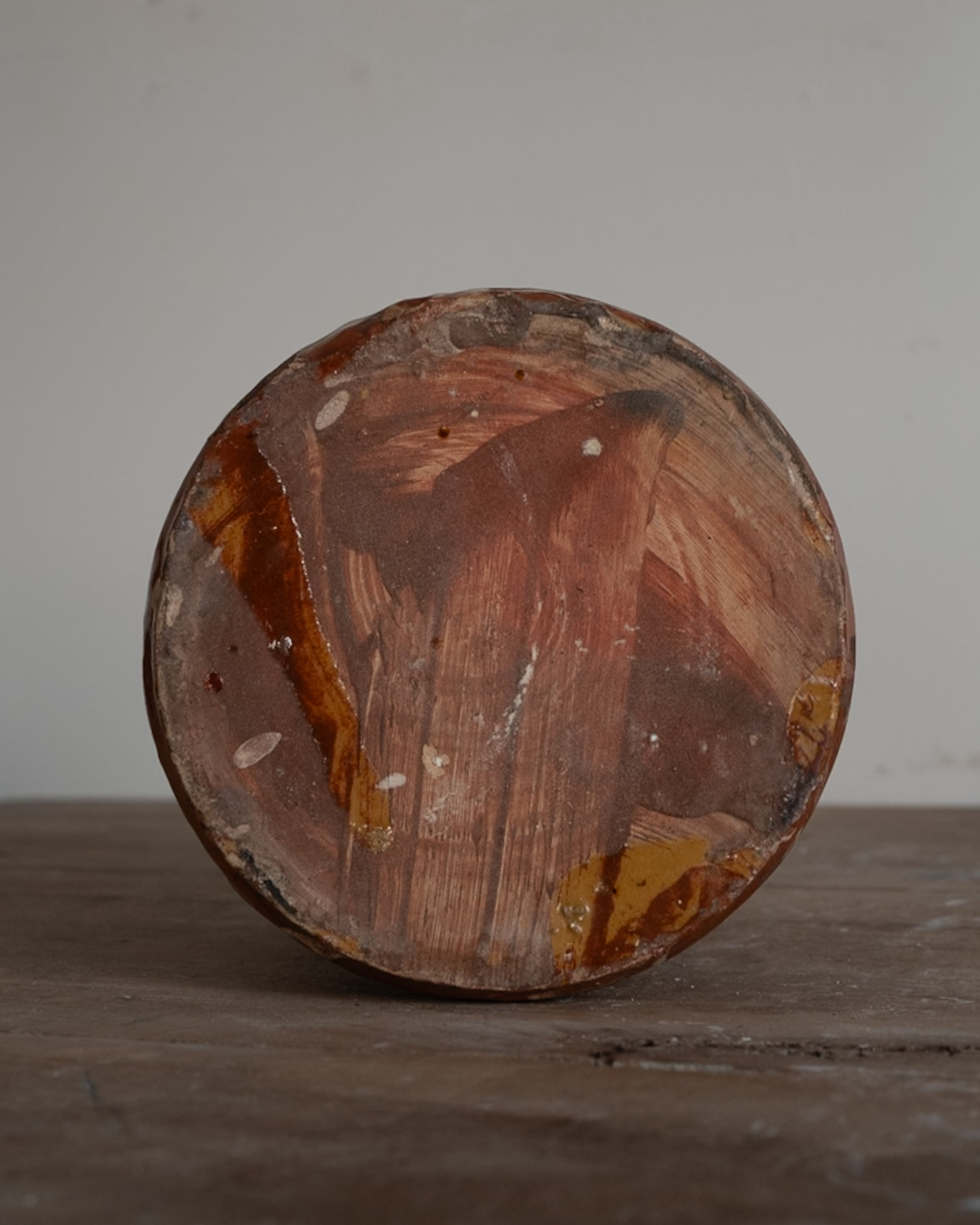 20th Century Italian Puglia Slipware Canister AN-5080