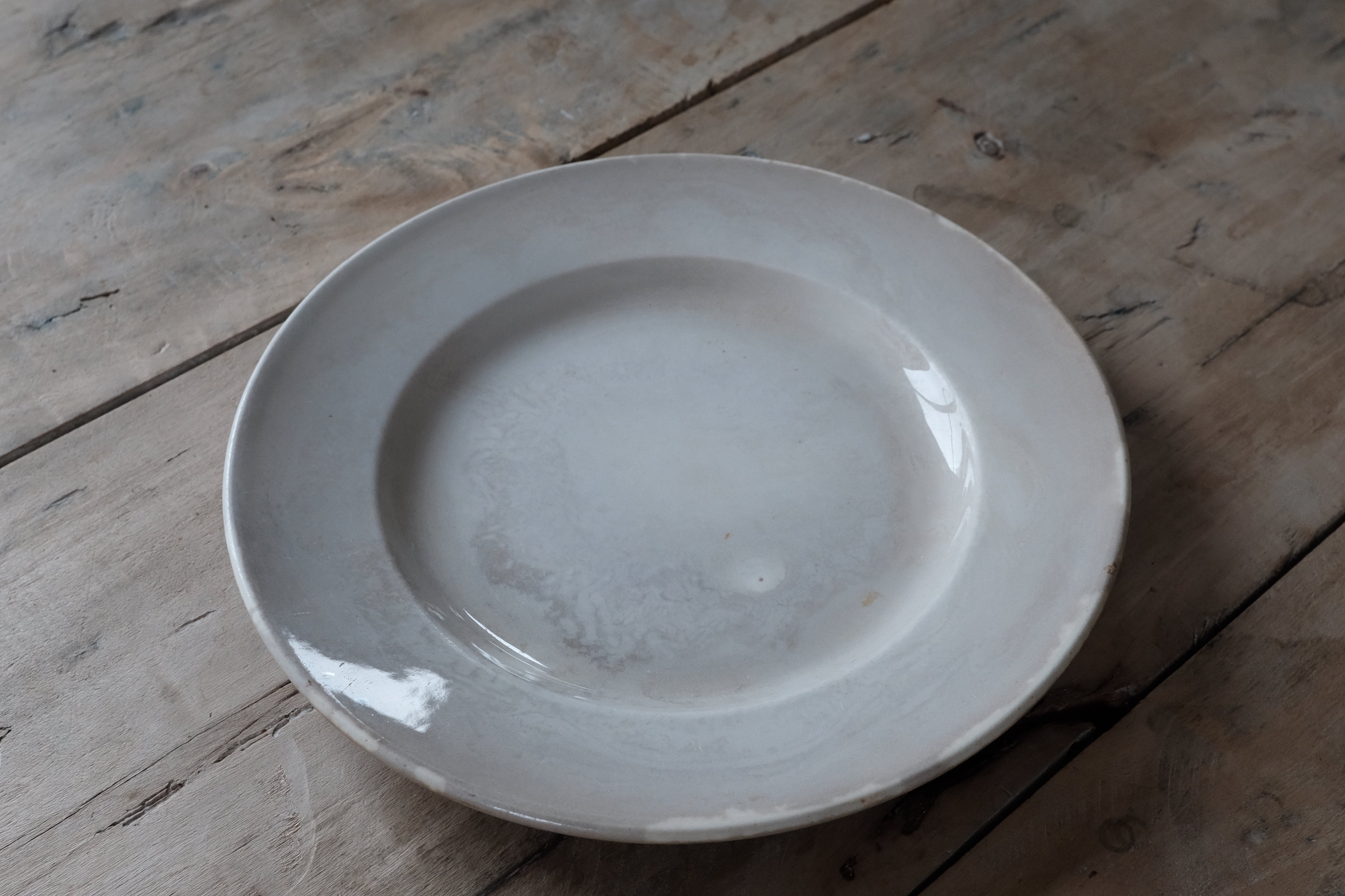  J. VIEILLARD  BORDEAUX  "Rim Plate", アンティーク,- ambiant